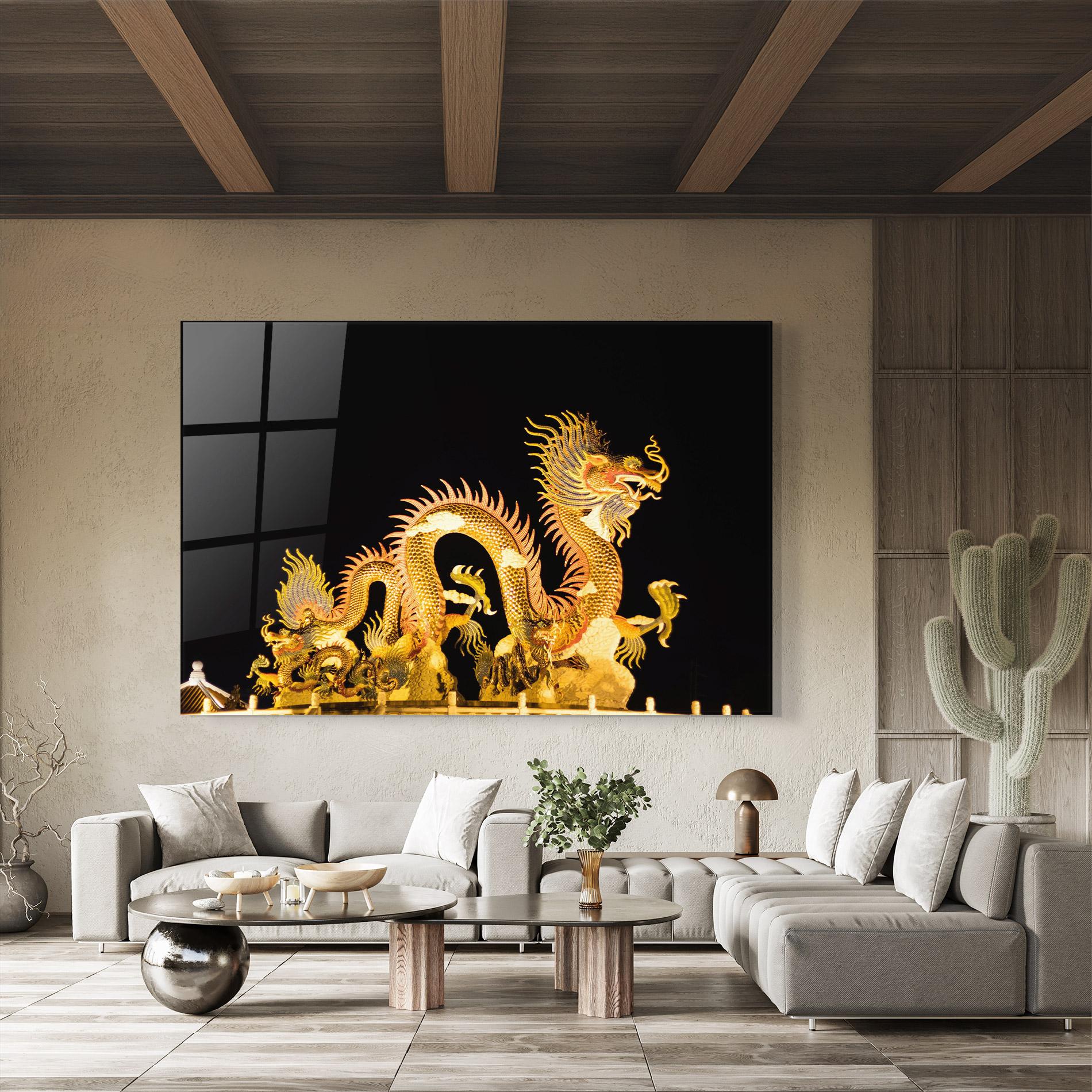 Üvegkép Golden Dragon Lights mockup 8