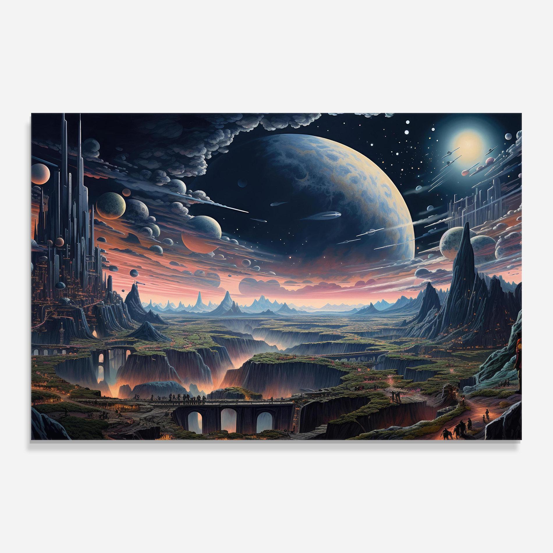 Üvegkép Celestial Chronicler mockup 0