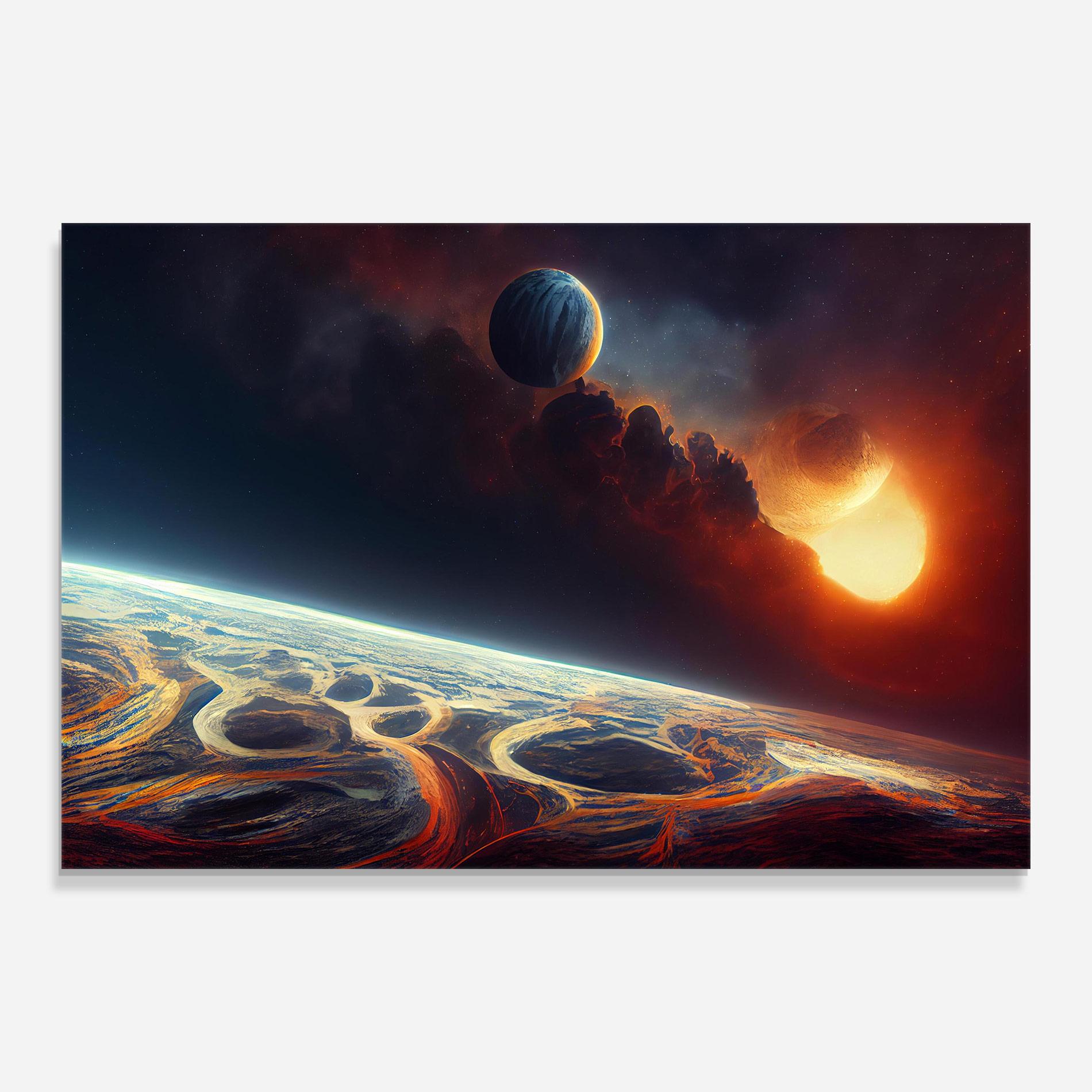 Üvegkép Cosmic Craze mockup 0