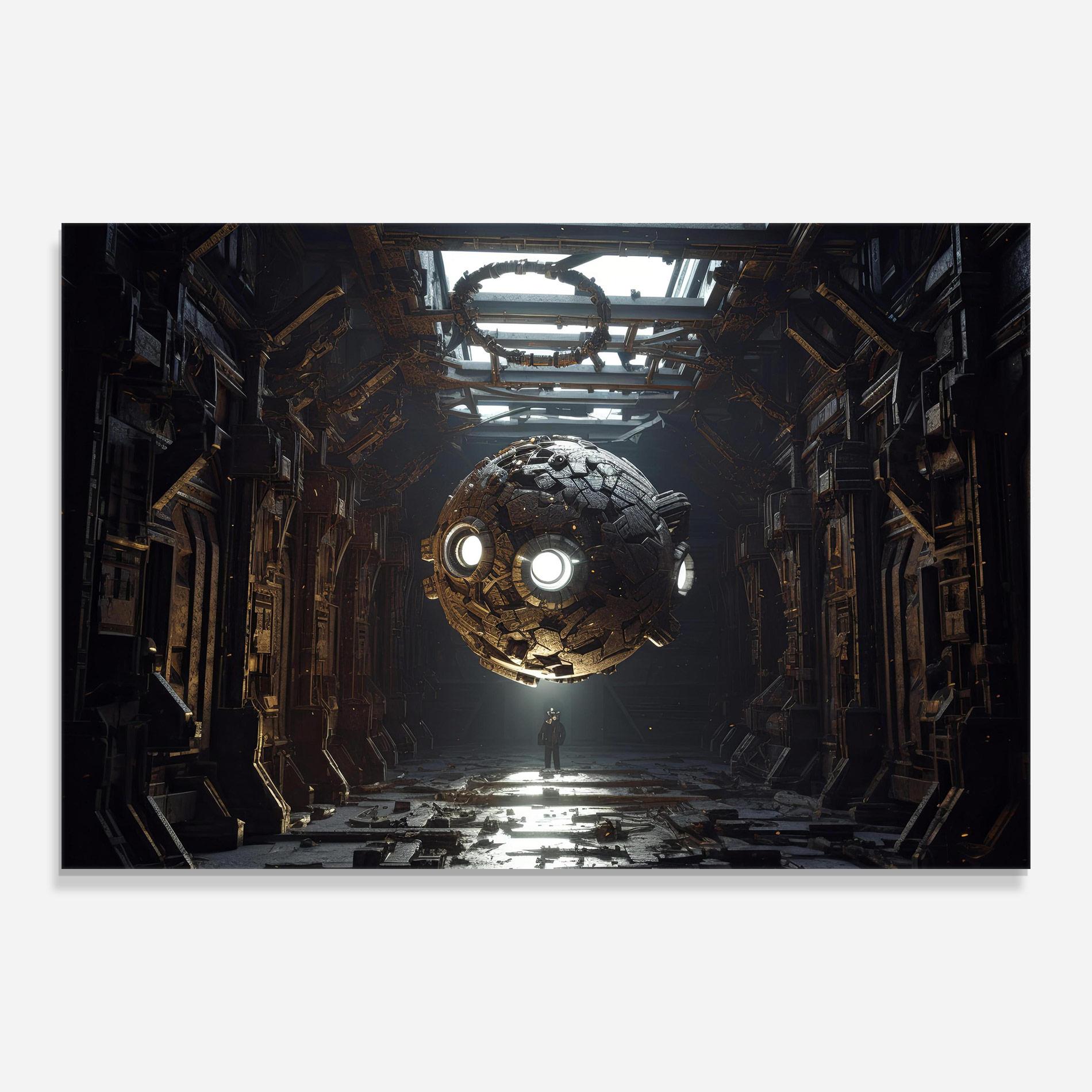 Üvegkép Cryptic Art mockup 0