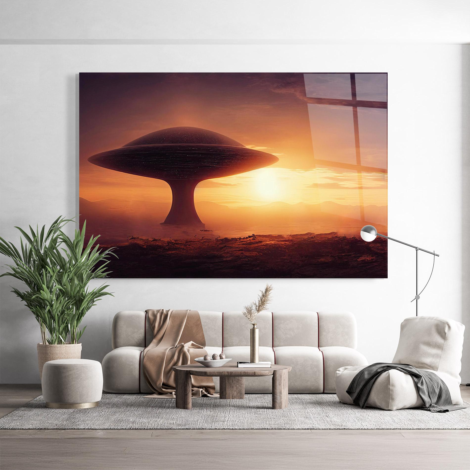 Üvegkép Fantasy Science Fiction mockup 9