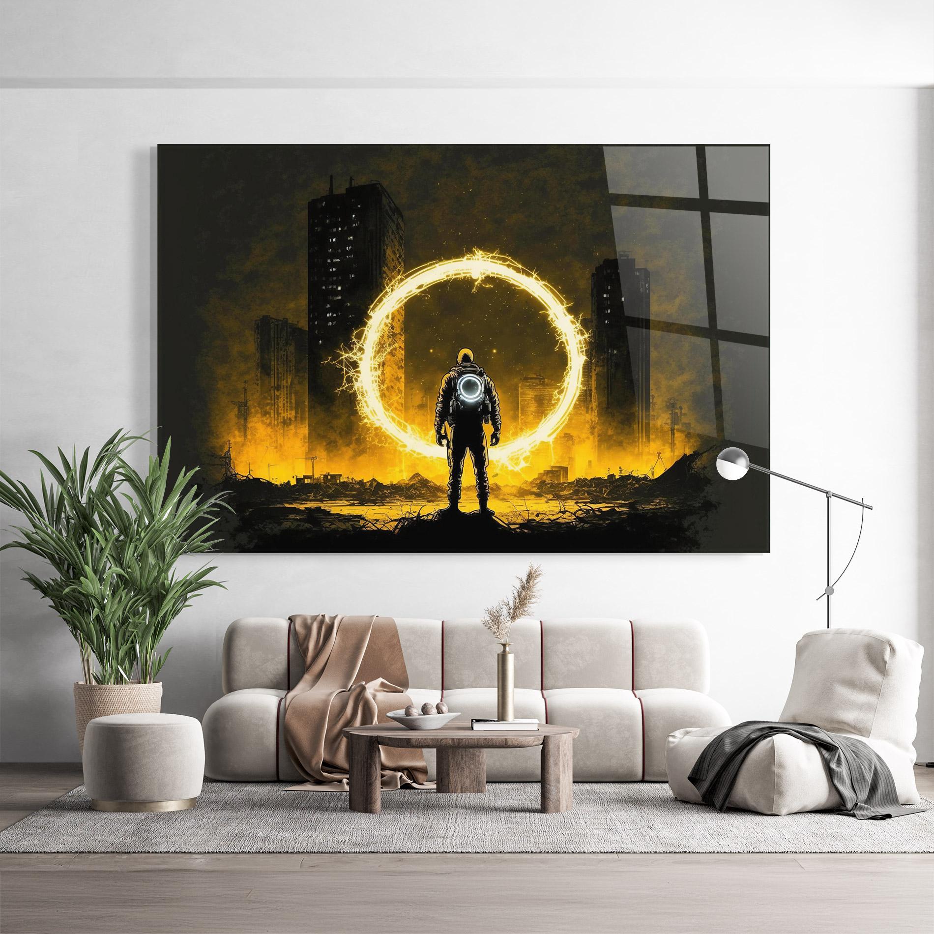 Üvegkép Fire Portal mockup 9