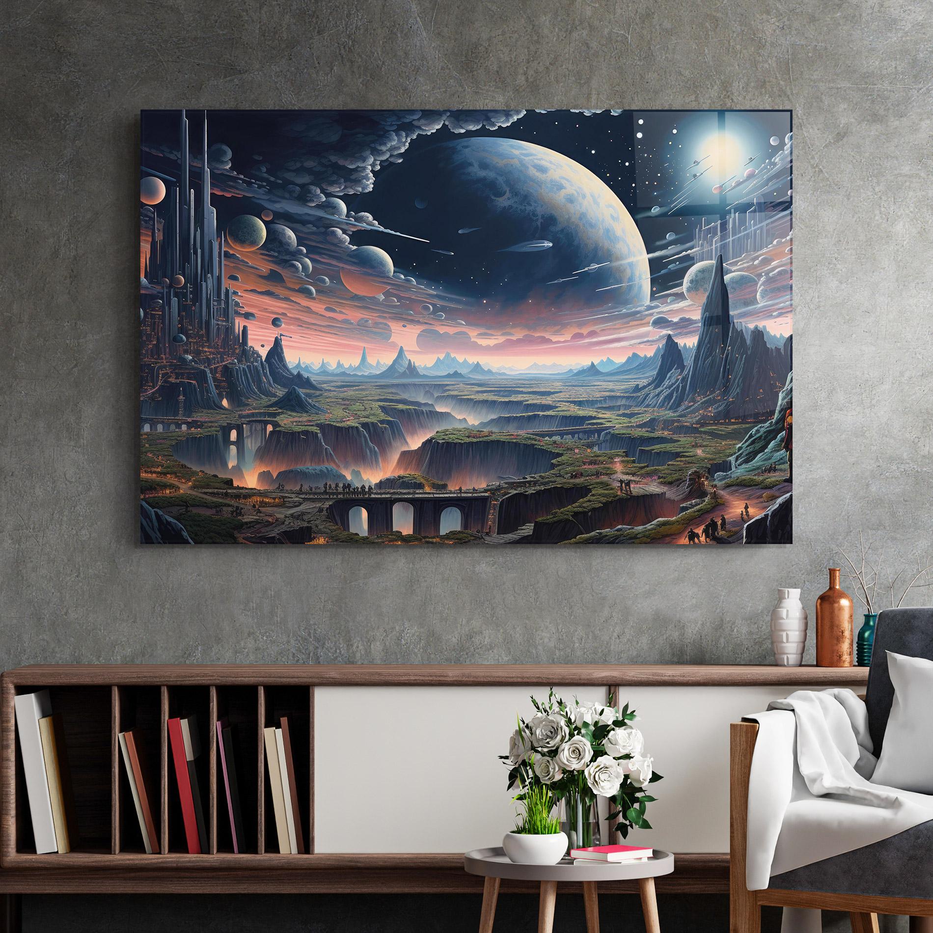 Üvegkép Celestial Chronicler mockup 2