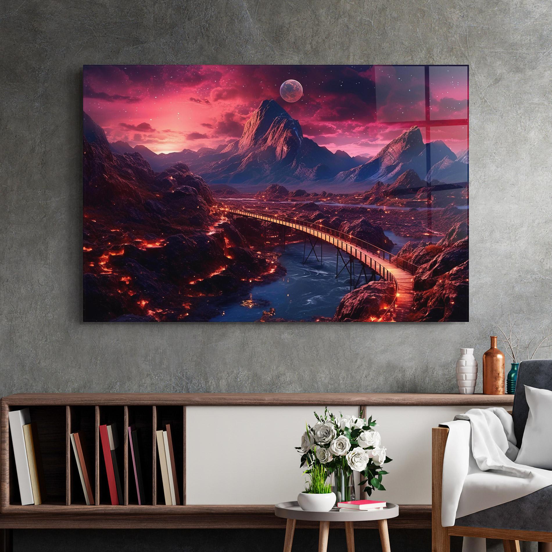 Üvegkép Interstellar Journey mockup 2