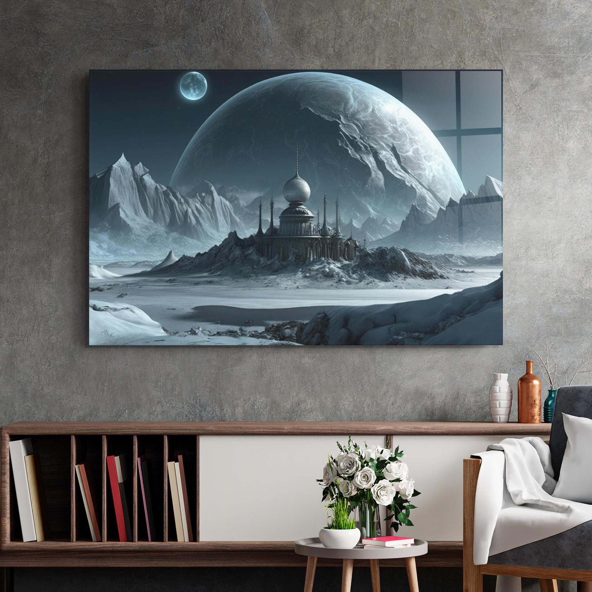 Üvegkép Muslim Design mockup 2