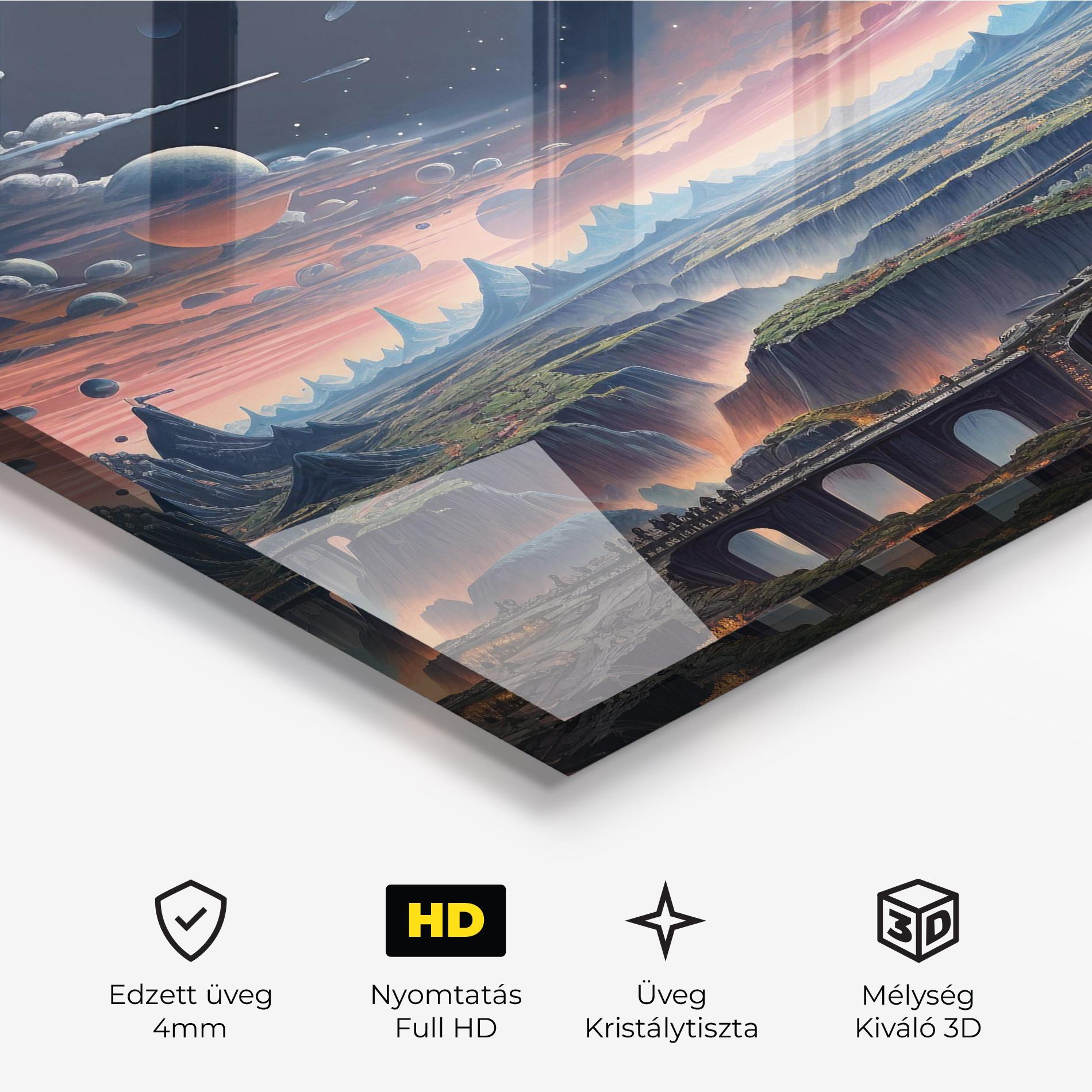 Üvegkép Celestial Chronicler mockup 3