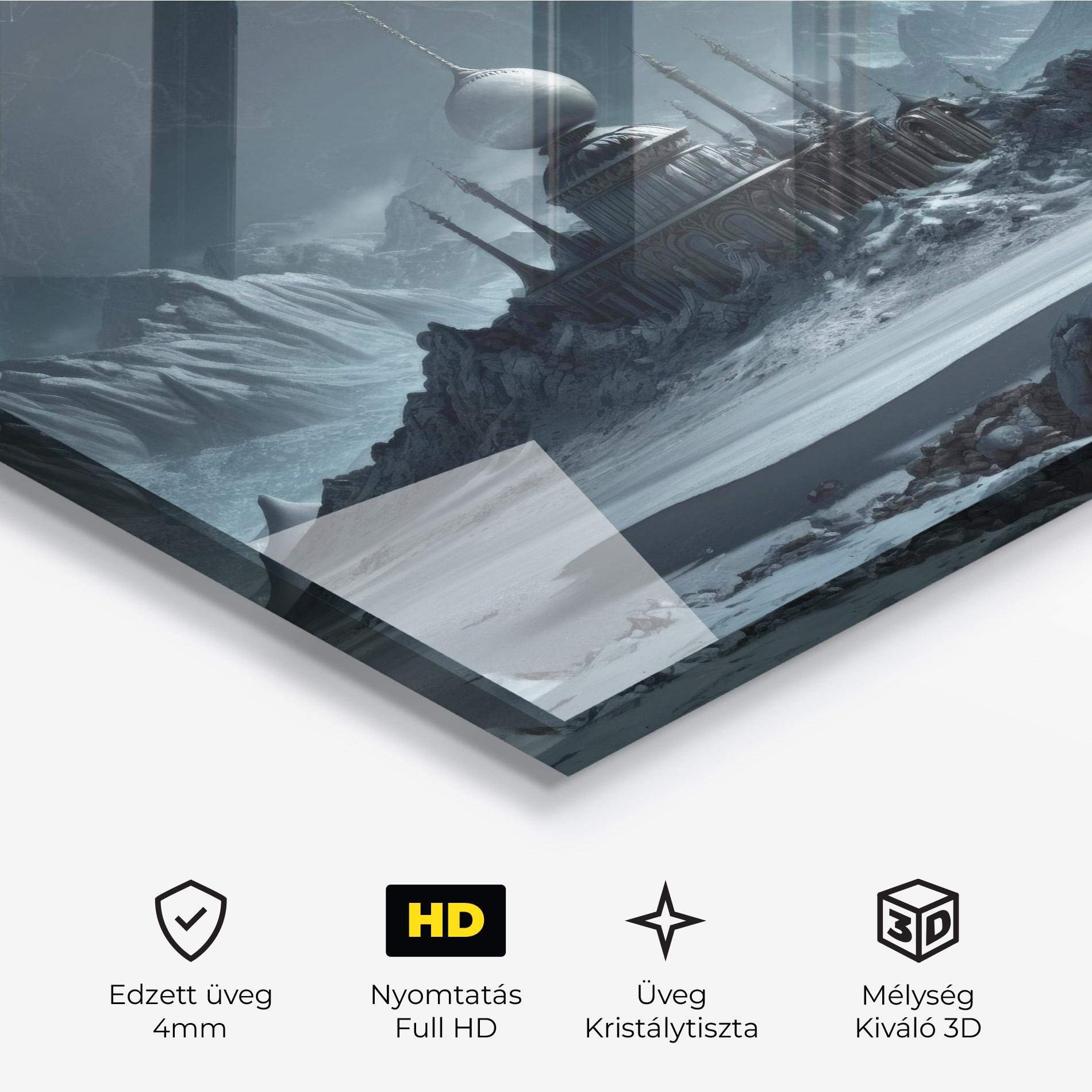 Üvegkép Muslim Design mockup 3