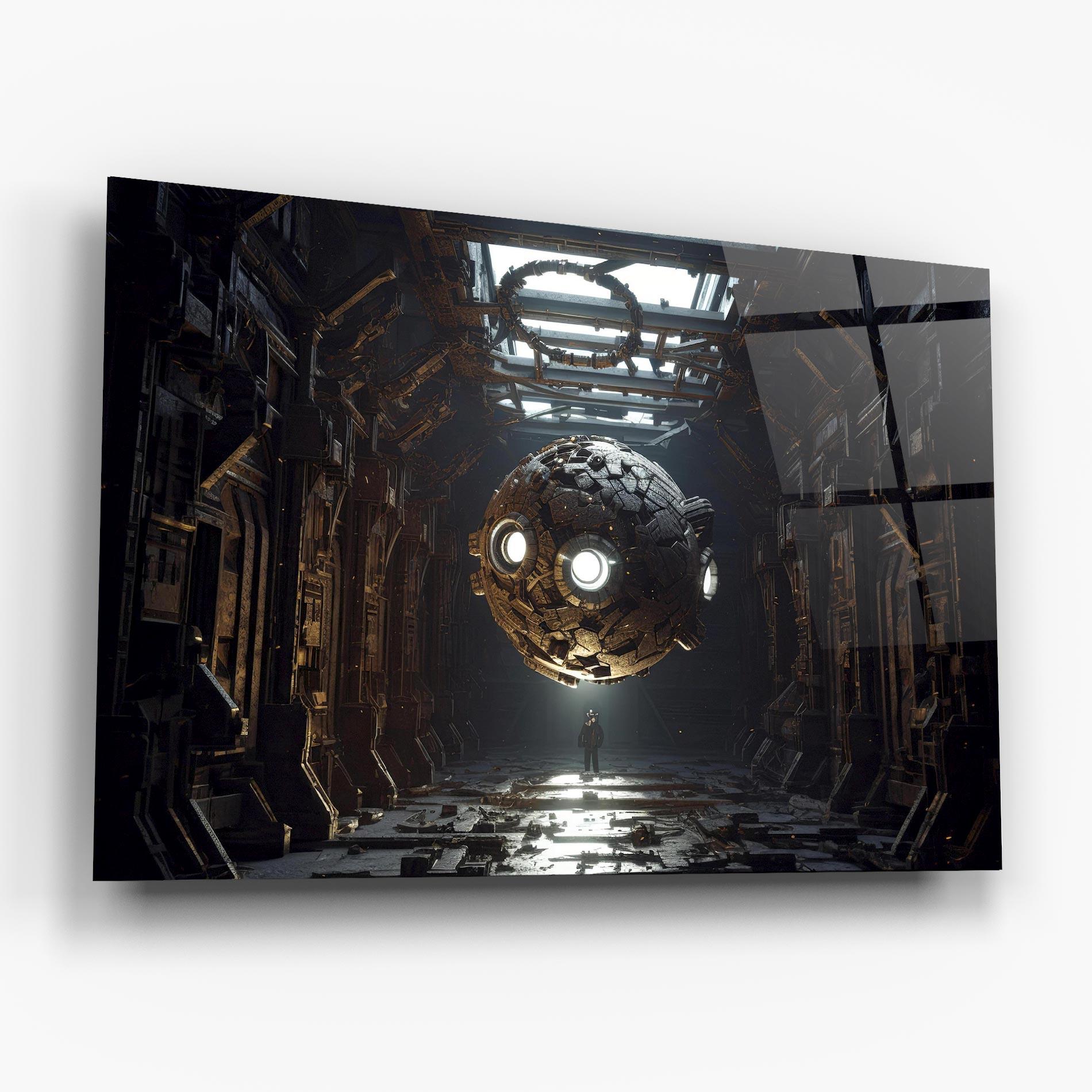 Üvegkép Cryptic Art mockup 6