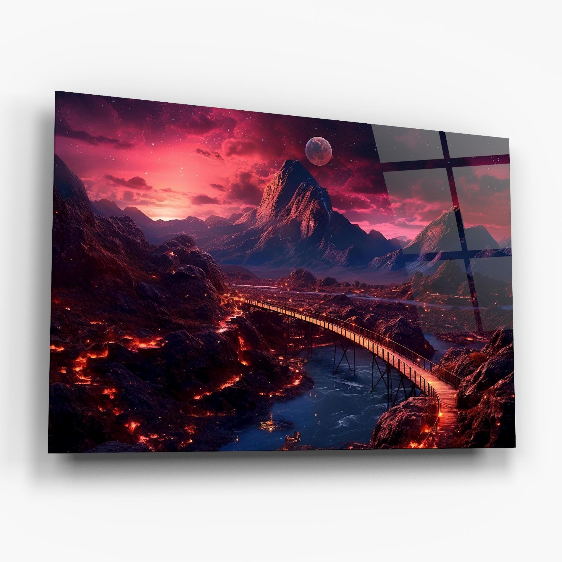 Üvegkép Interstellar Journey mockup 6