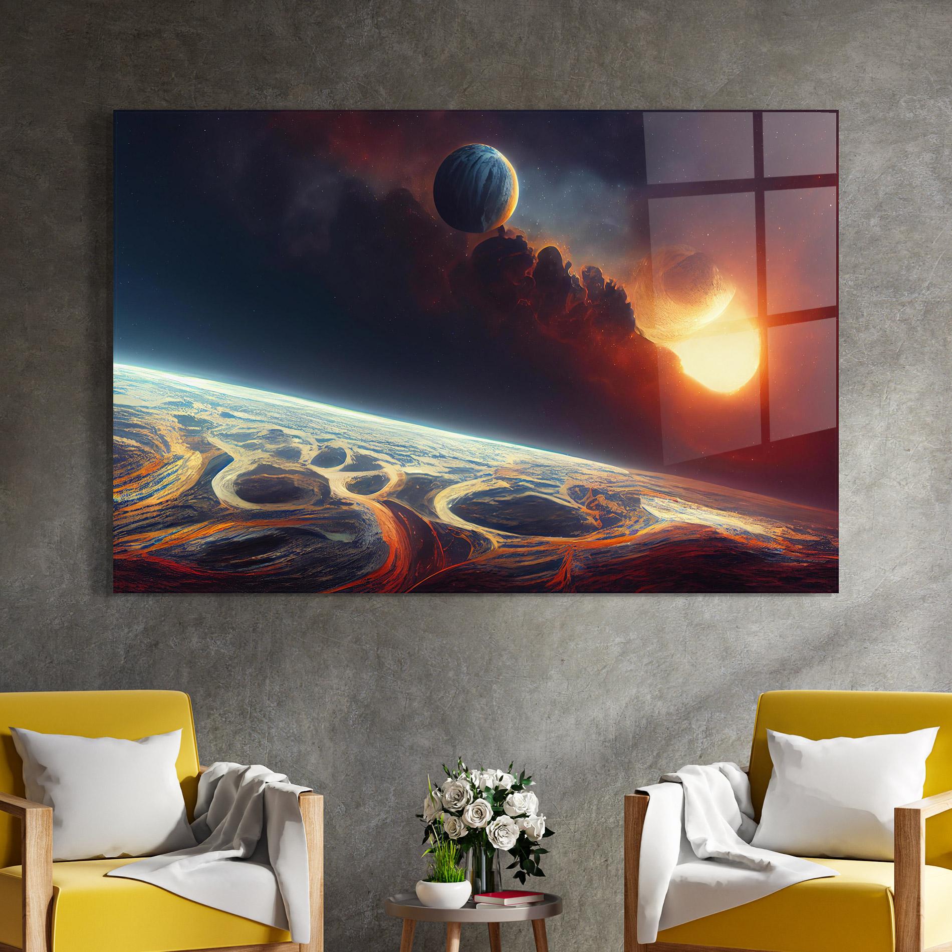 Üvegkép Cosmic Craze mockup 4