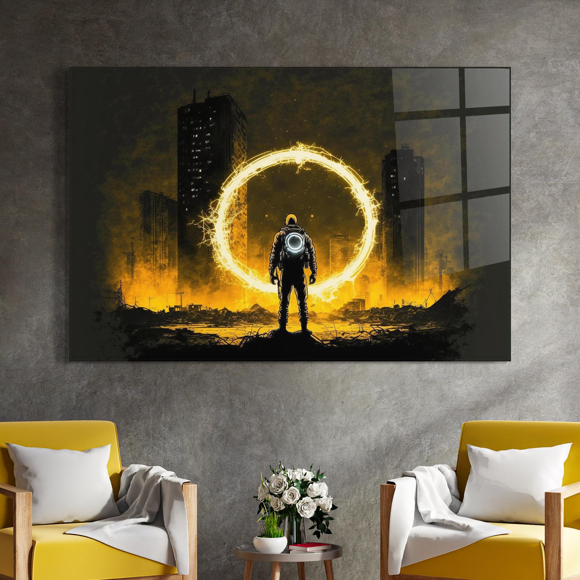 Üvegkép Fire Portal mockup 4