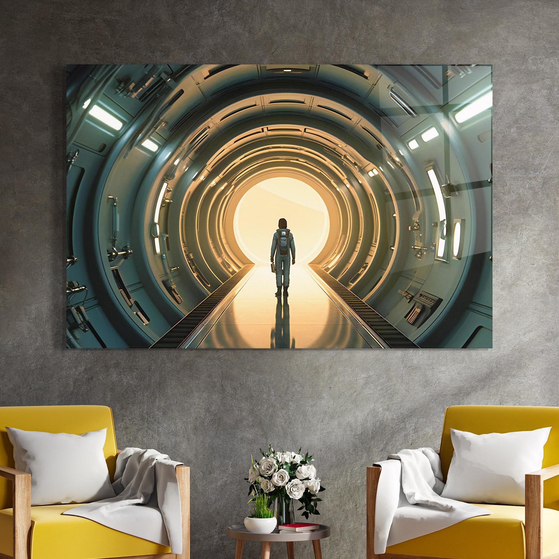 Üvegkép Infinity Intrigue mockup 4