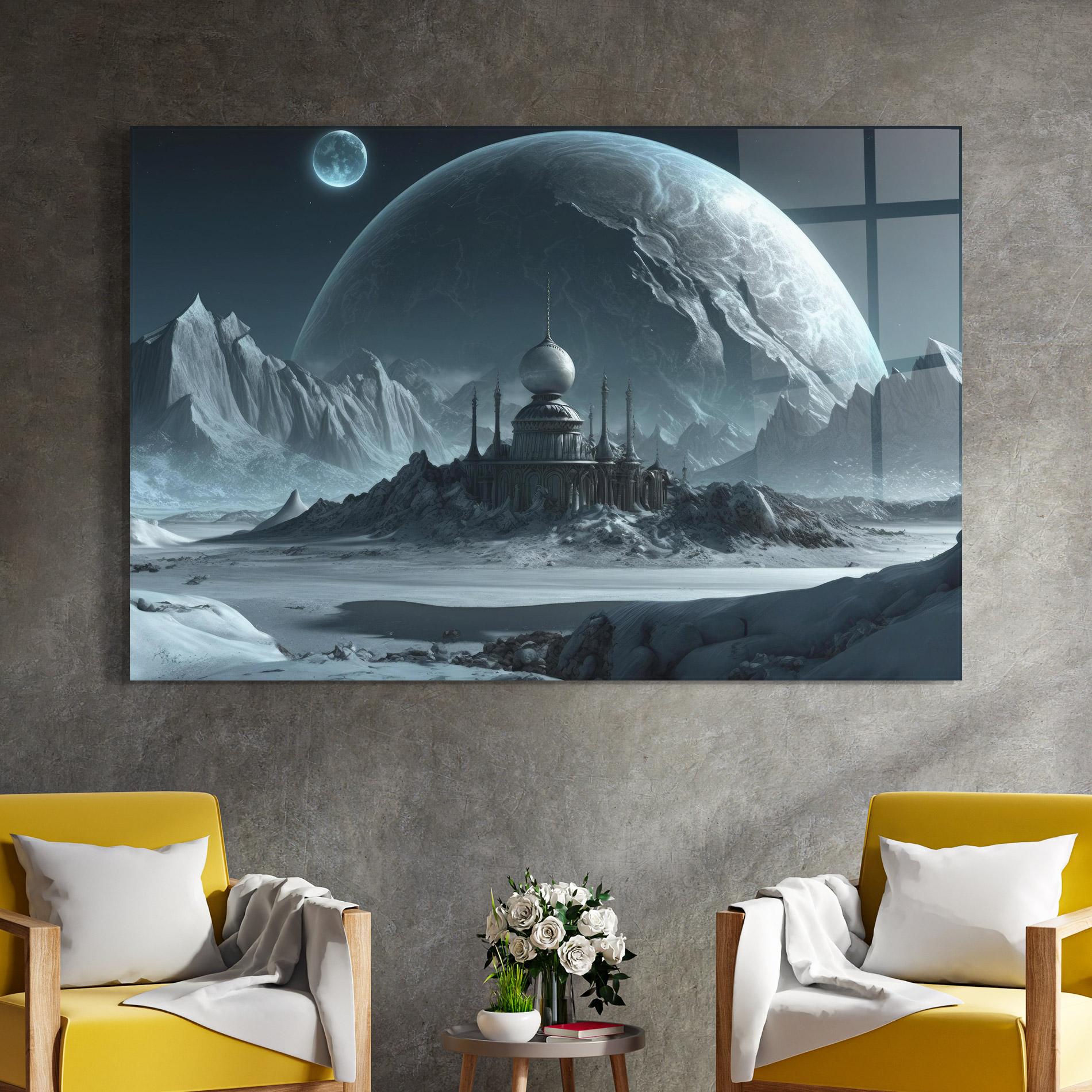 Üvegkép Muslim Design mockup 4