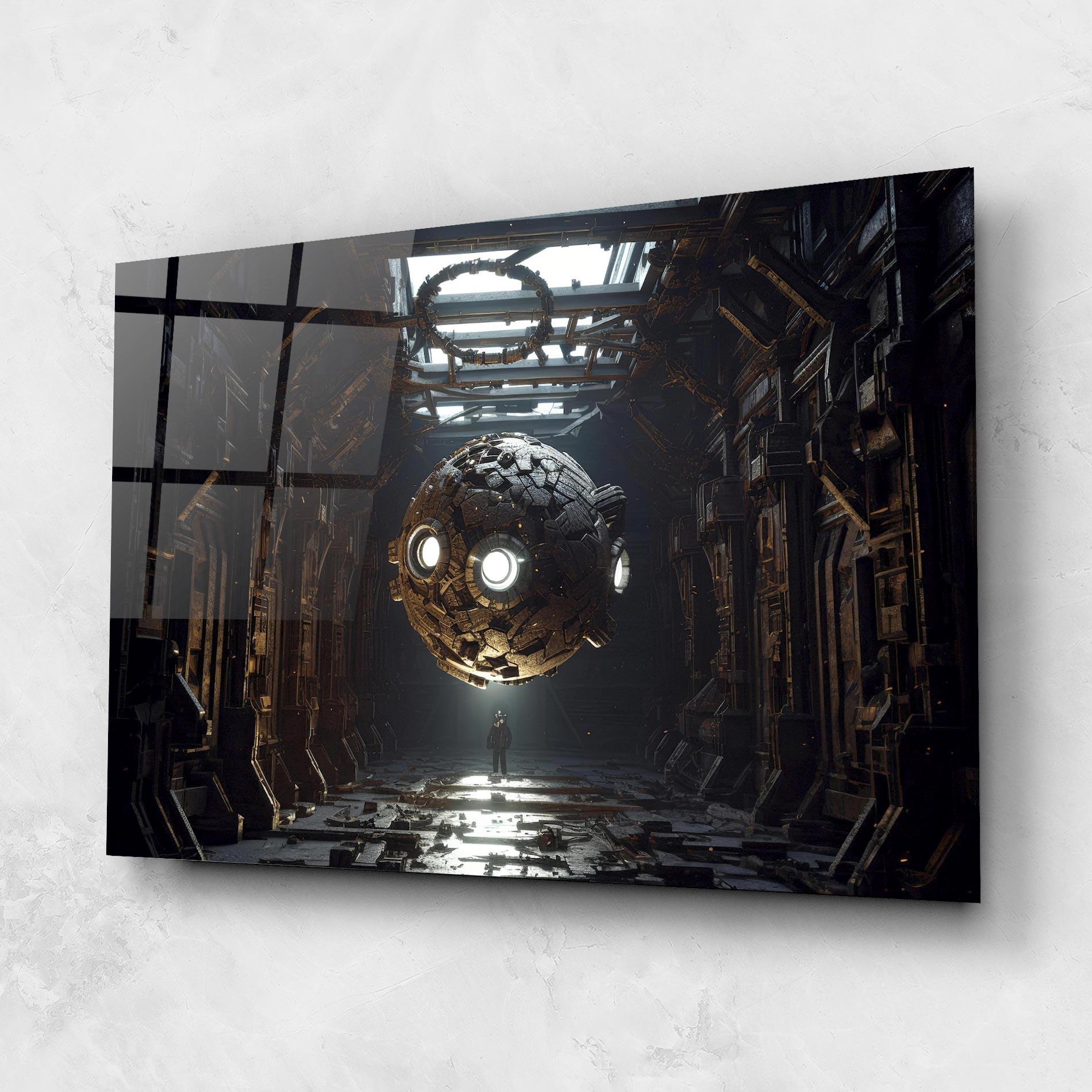 Üvegkép Cryptic Art mockup 1