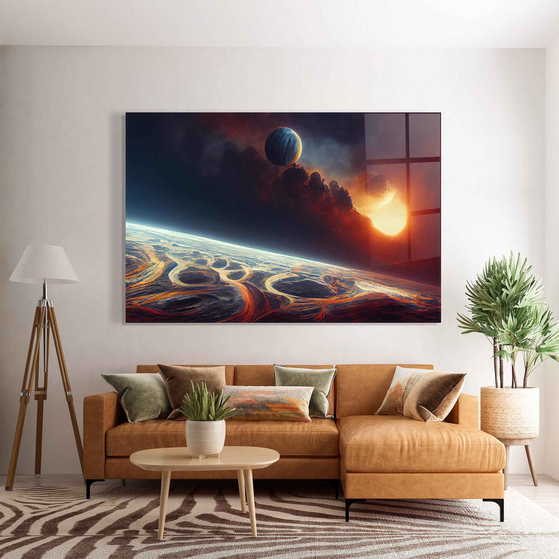 Üvegkép Cosmic Craze mockup 7