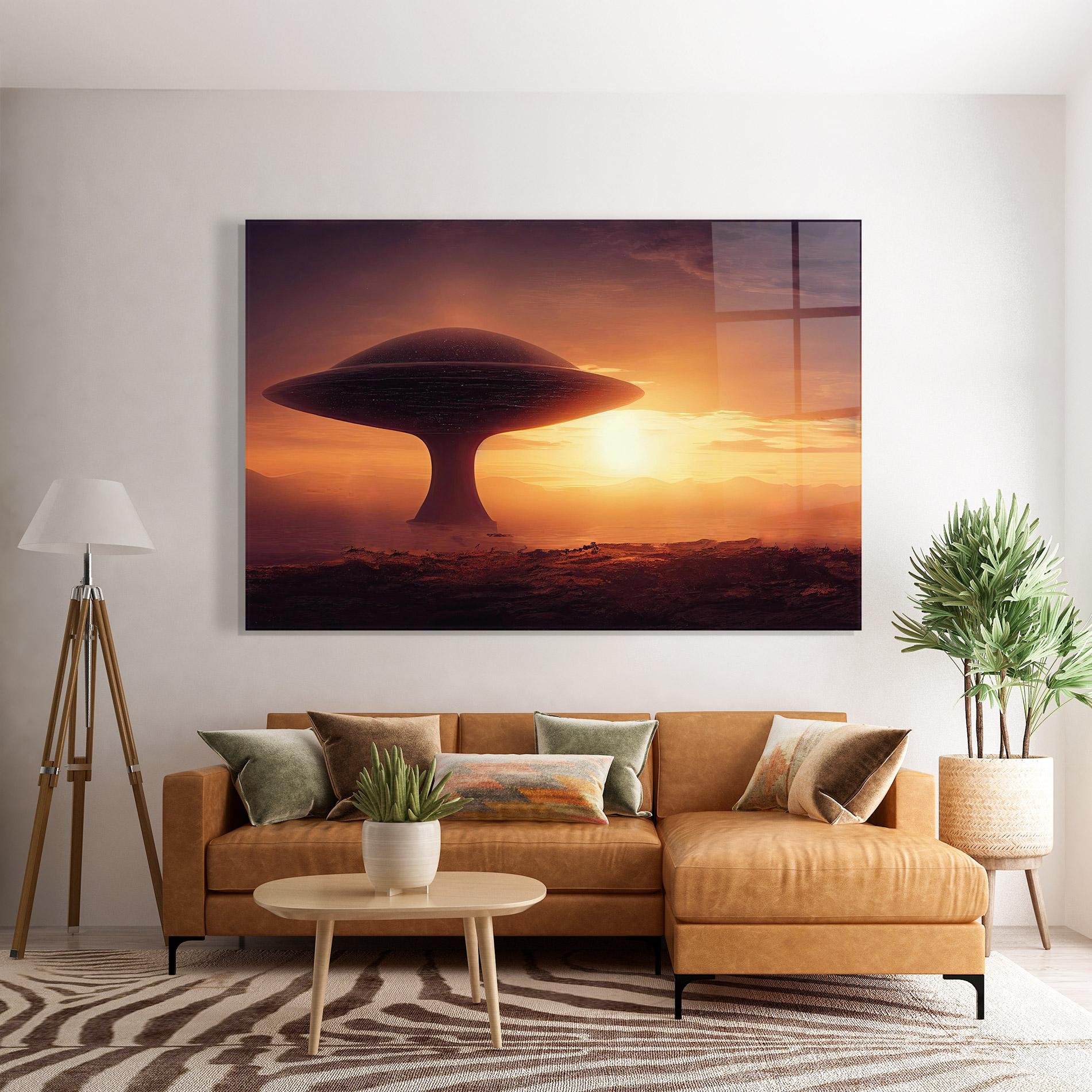 Üvegkép Fantasy Science Fiction mockup 7