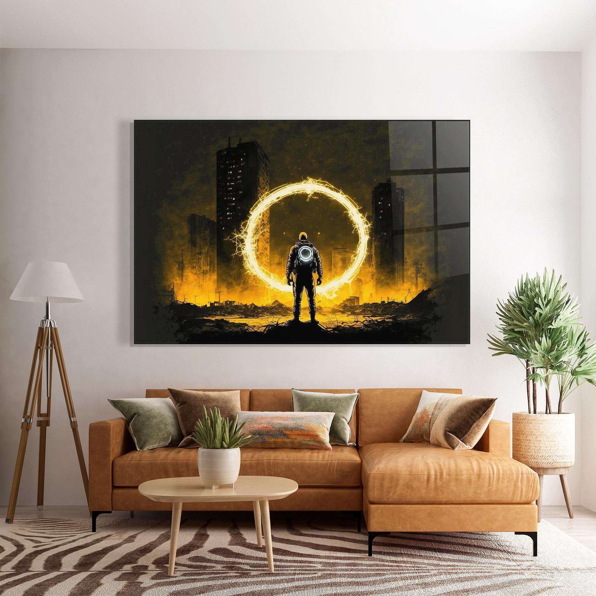 Üvegkép Fire Portal mockup 7