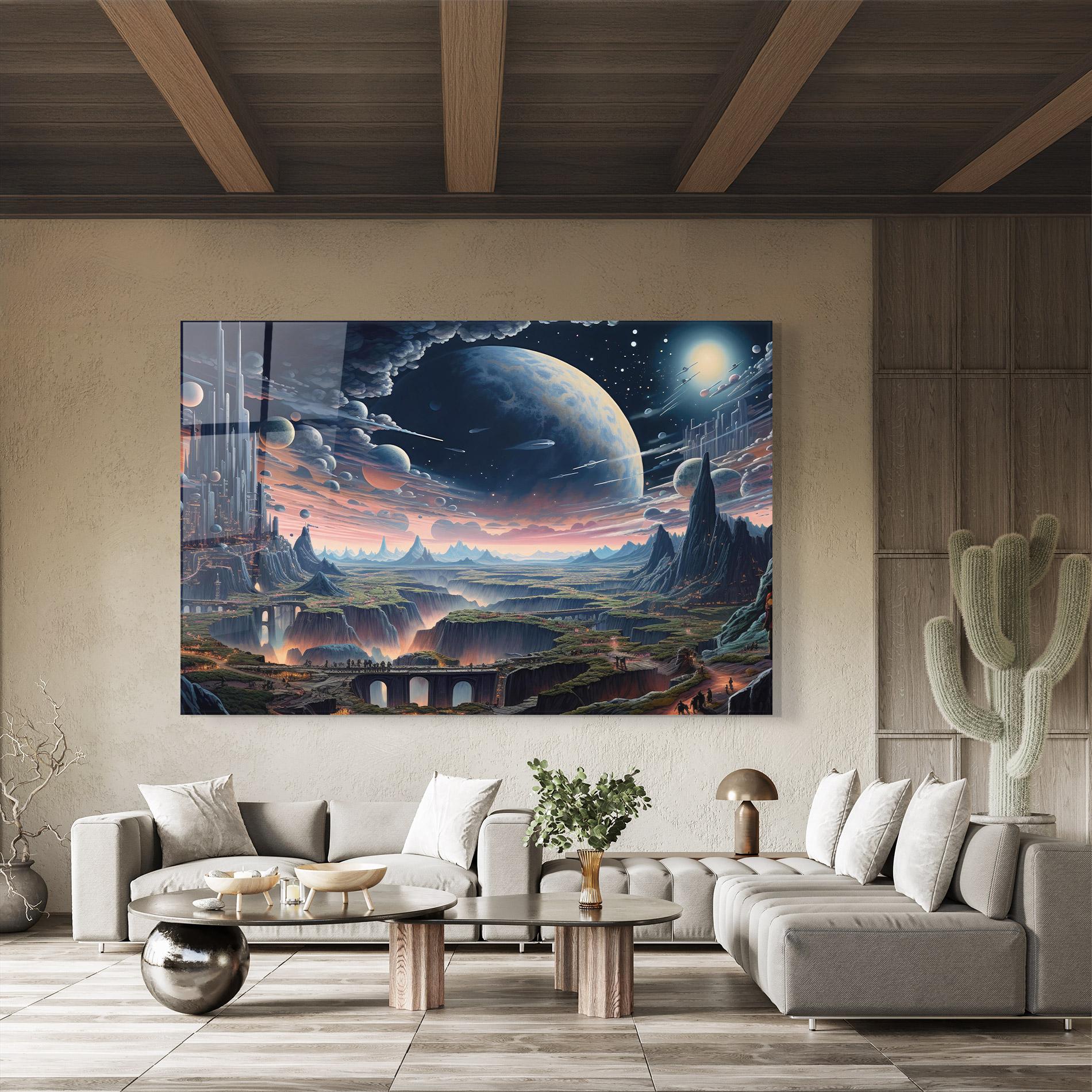 Üvegkép Celestial Chronicler mockup 8