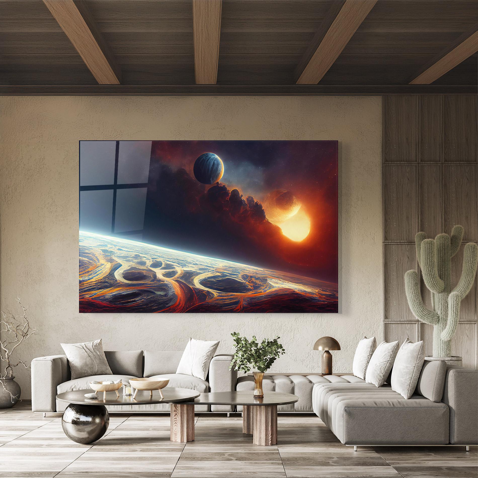 Üvegkép Cosmic Craze mockup 8