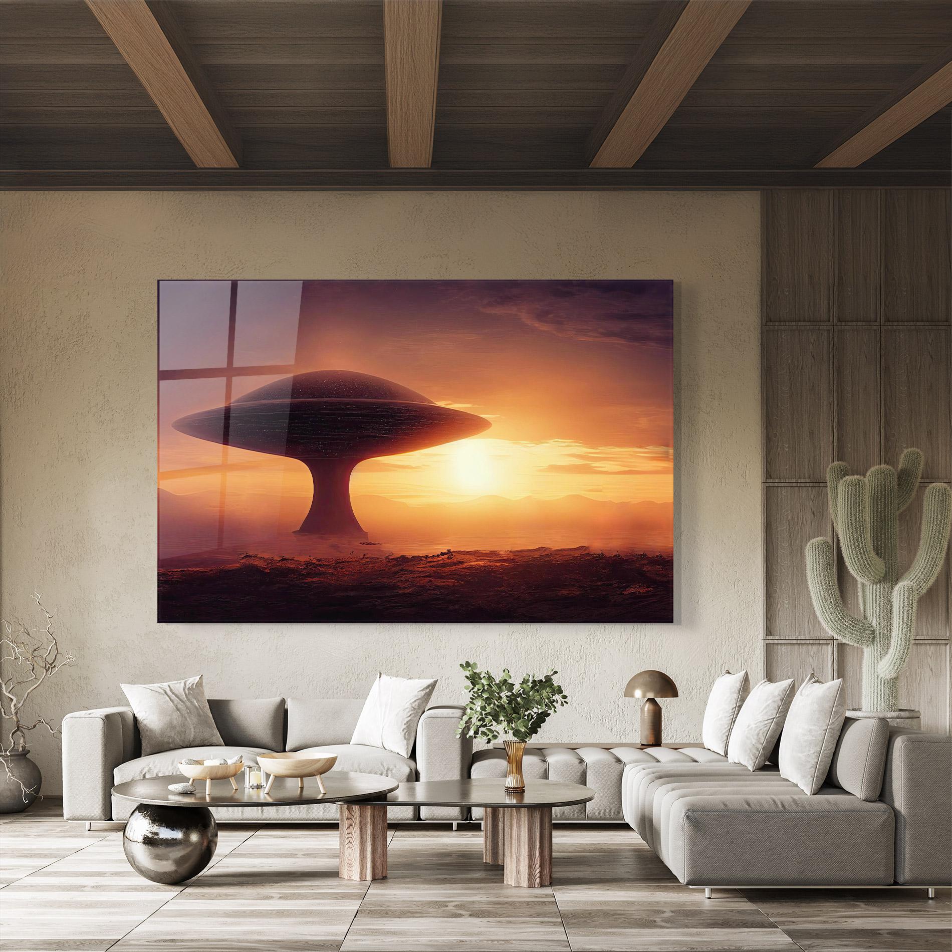 Üvegkép Fantasy Science Fiction mockup 8