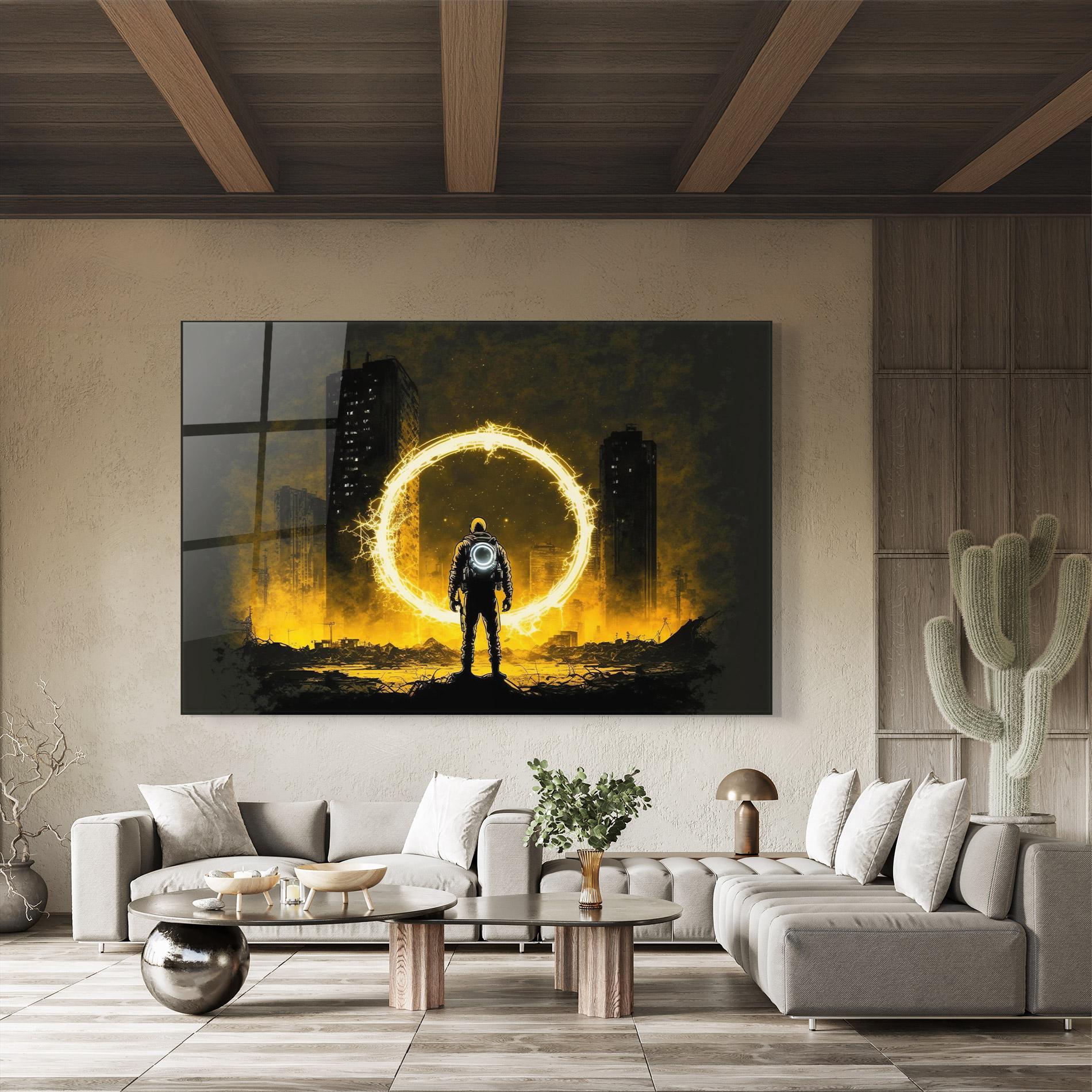 Üvegkép Fire Portal mockup 8