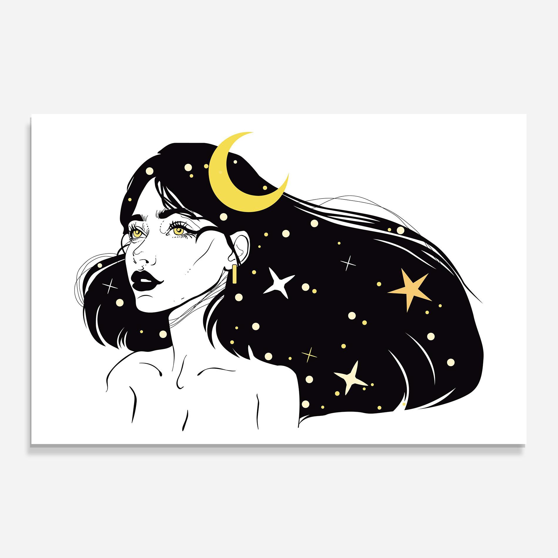 Üvegkép Night Witch mockup 0