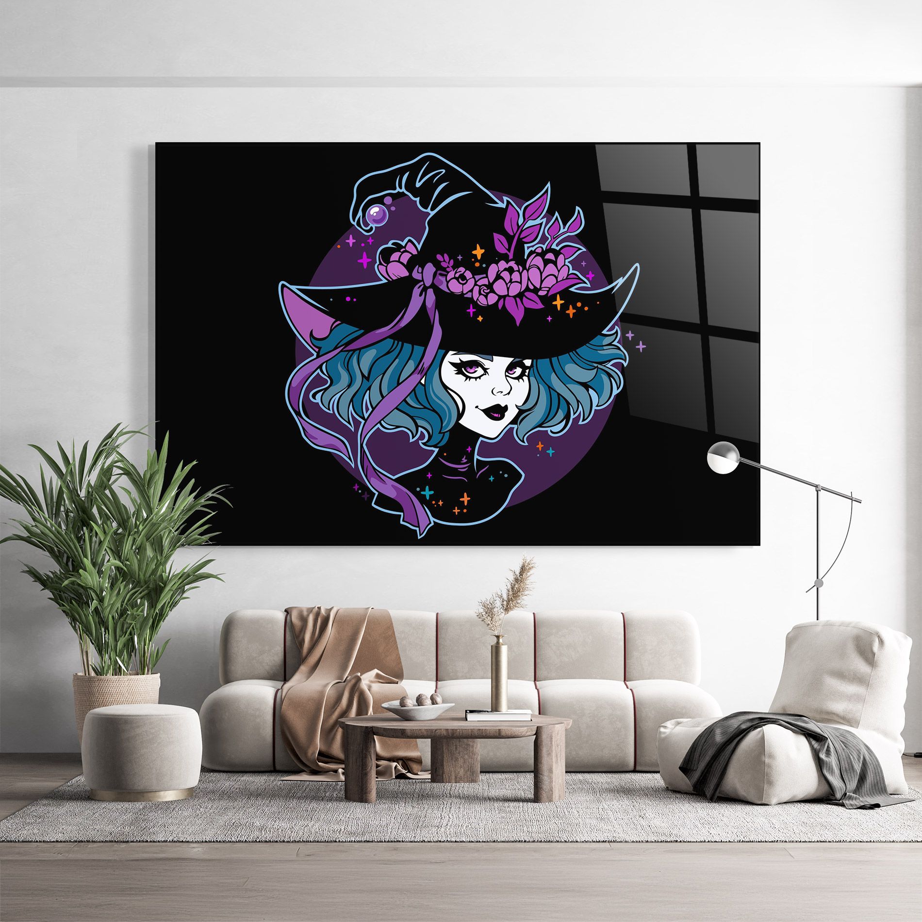 Cute Purple Witch mockup 9