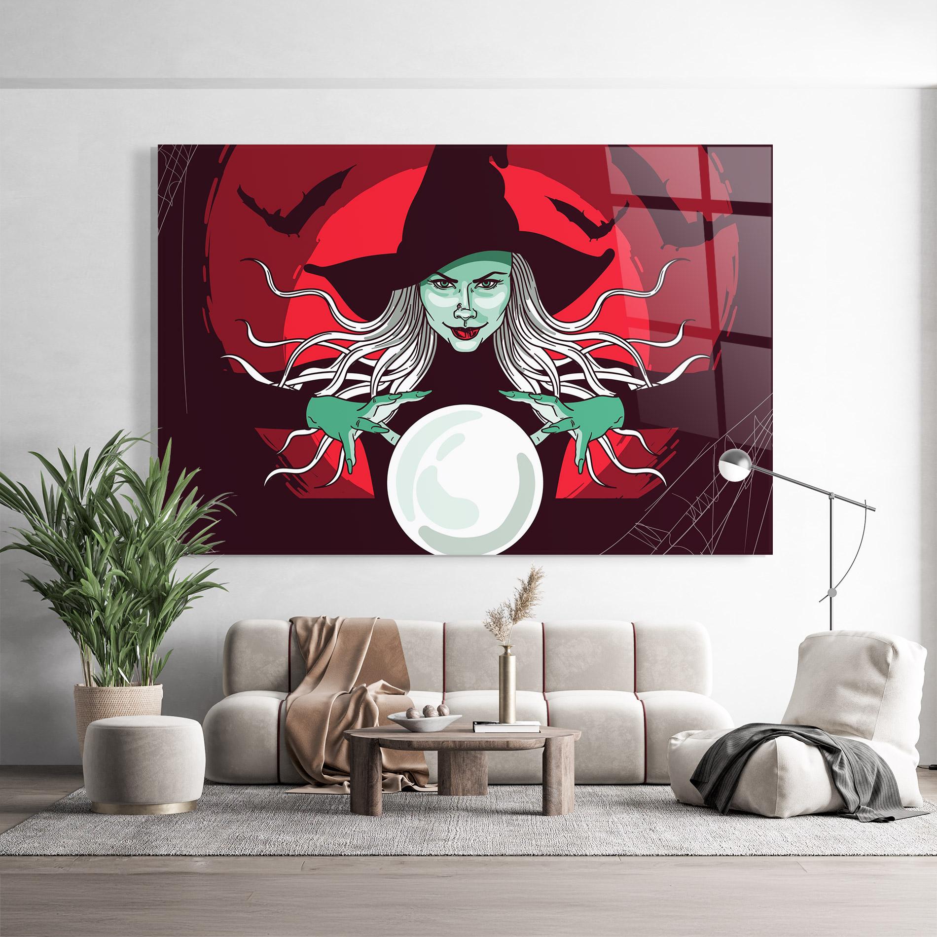Üvegkép Green Witch mockup 9