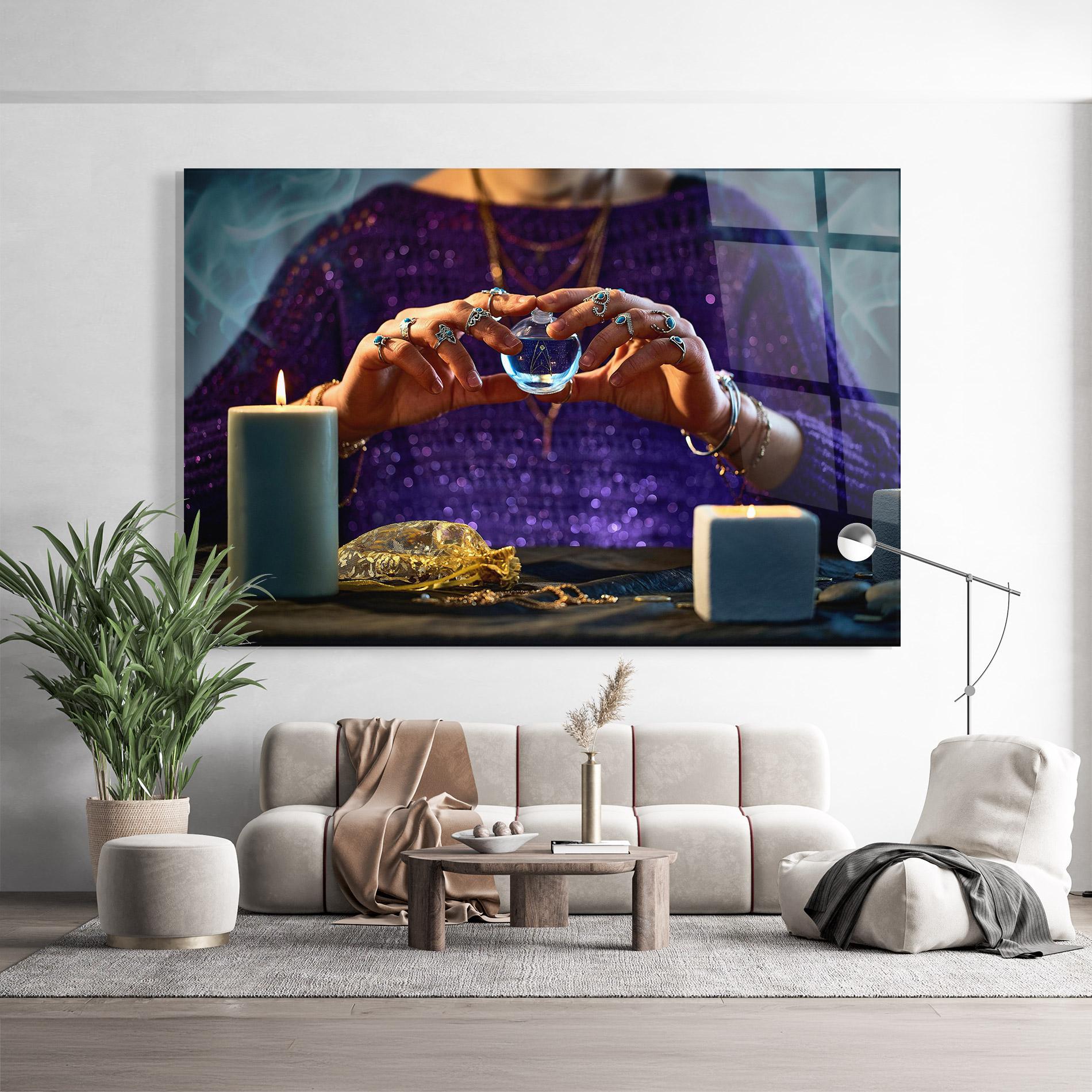 Üvegkép Witch Magic mockup 9