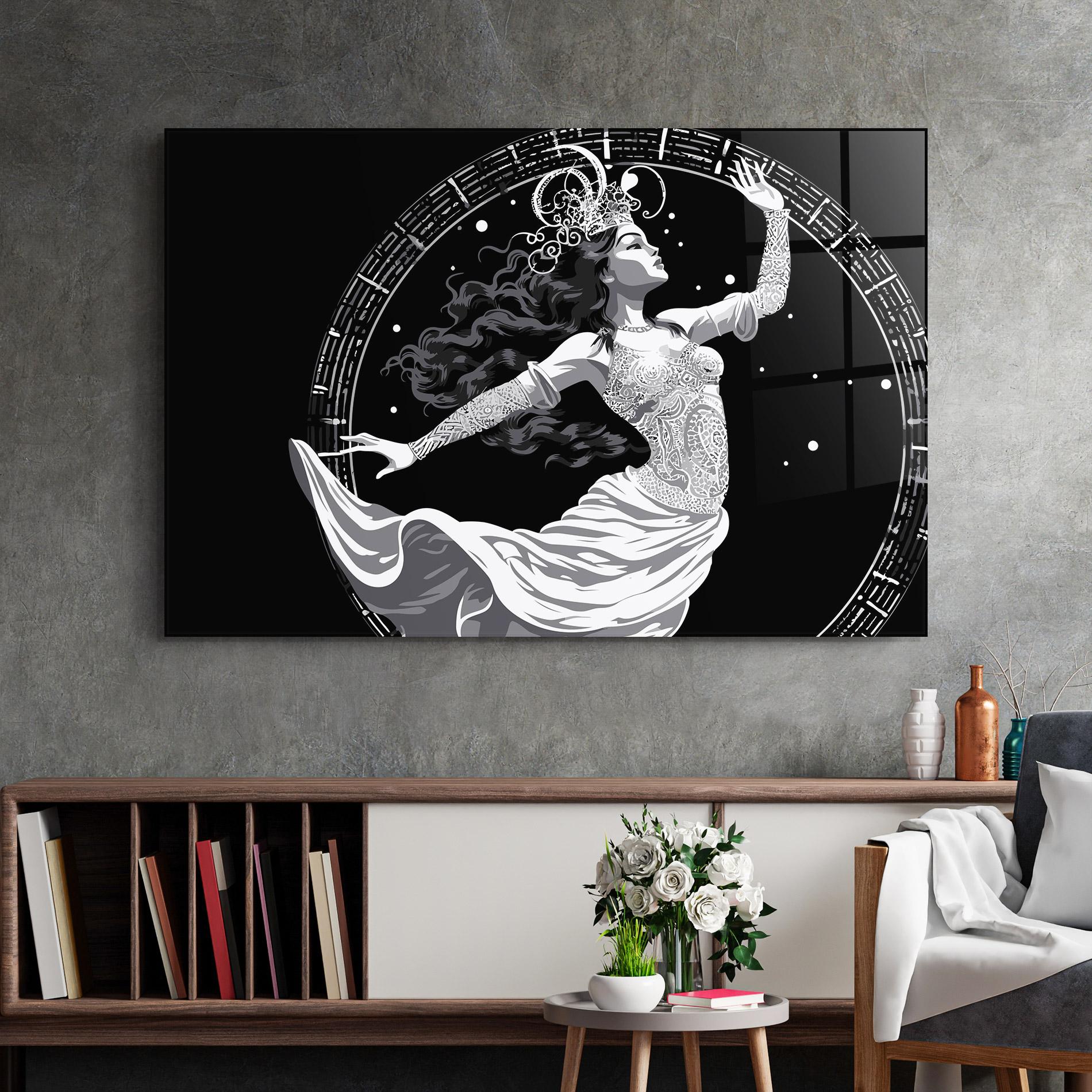 Üvegkép Beautiful Witch mockup 2