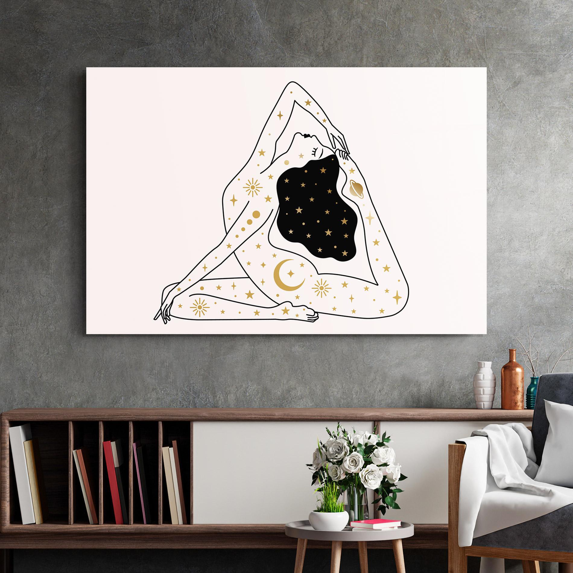 Üvegkép Stars Witch mockup 2