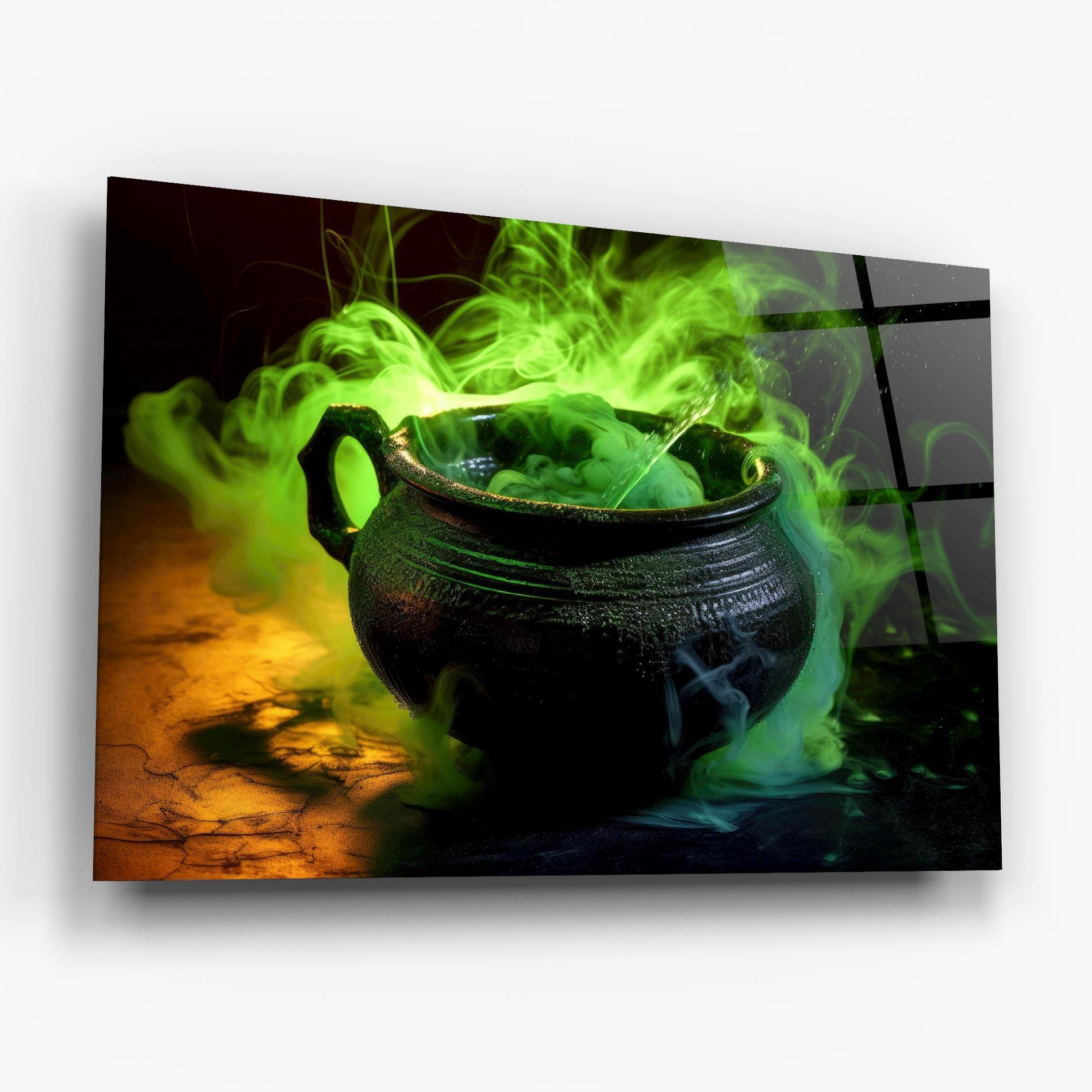 Üvegkép Green Portion mockup 6