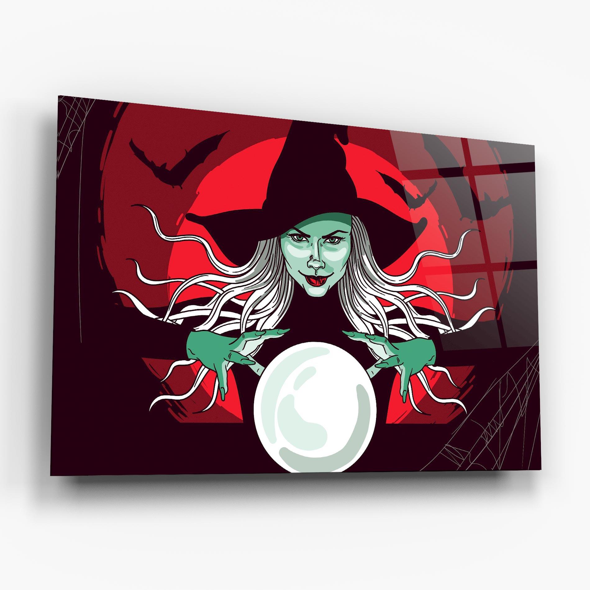 Üvegkép Green Witch mockup 6