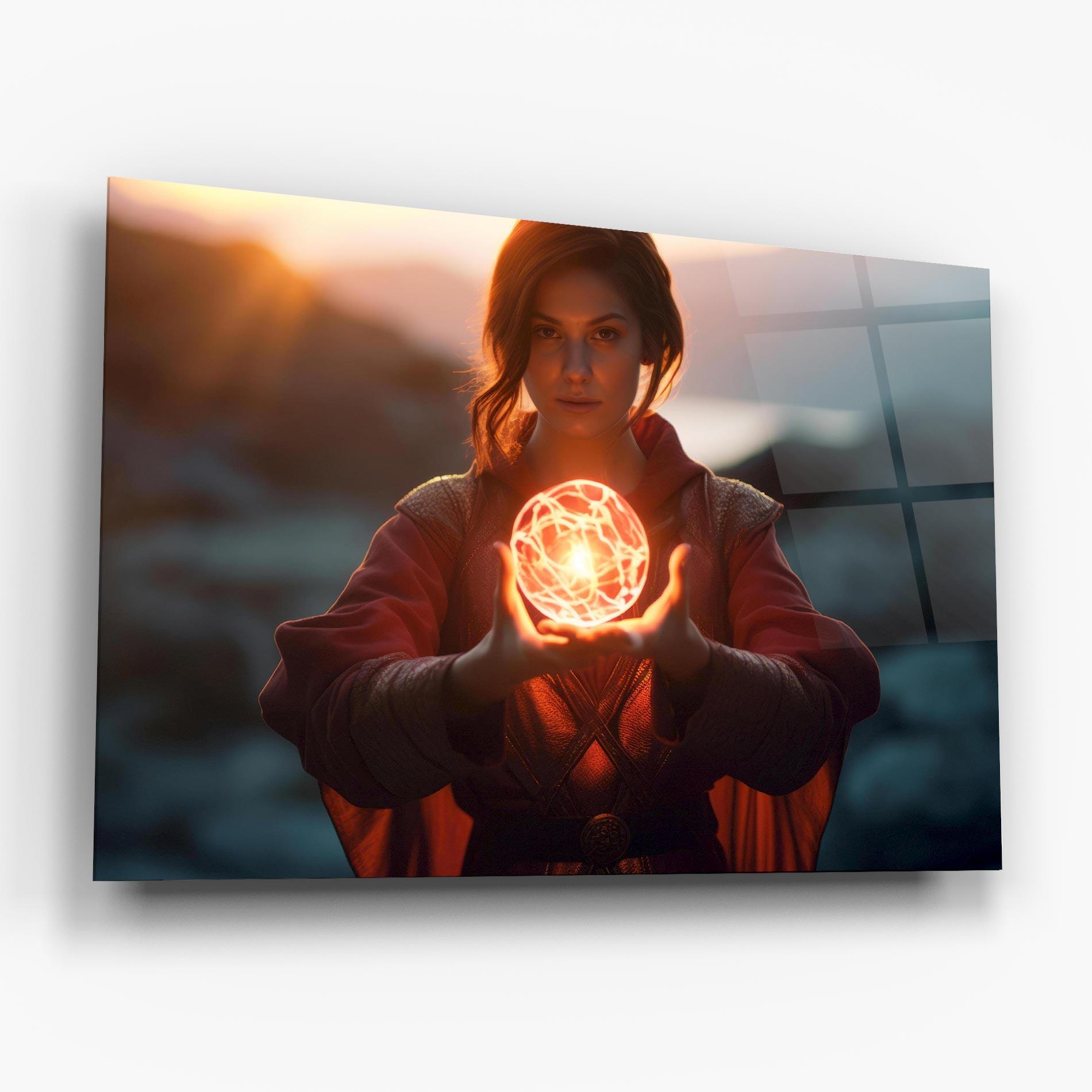 Üvegkép Witch Ball mockup 6