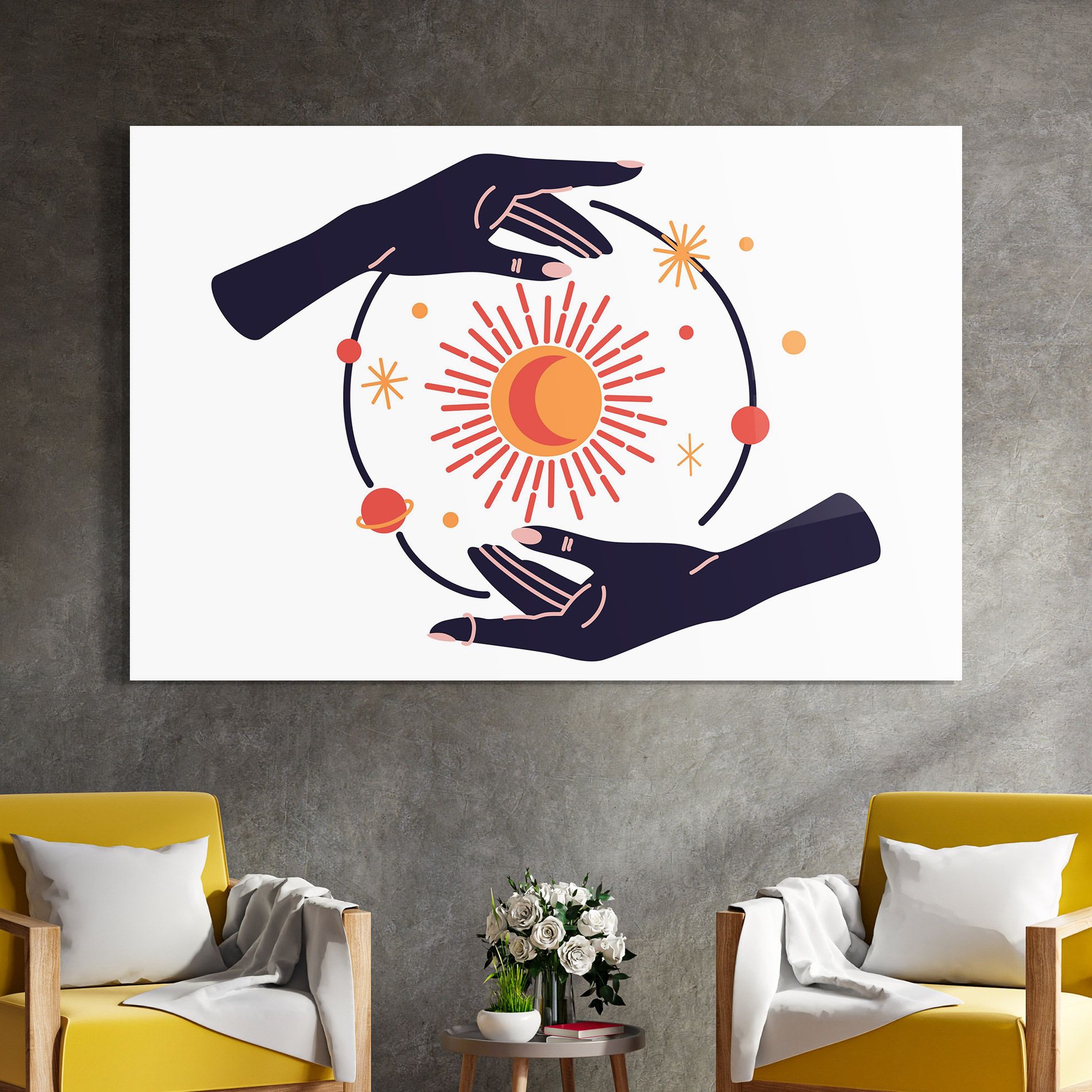 Purple Magic Hands mockup 4