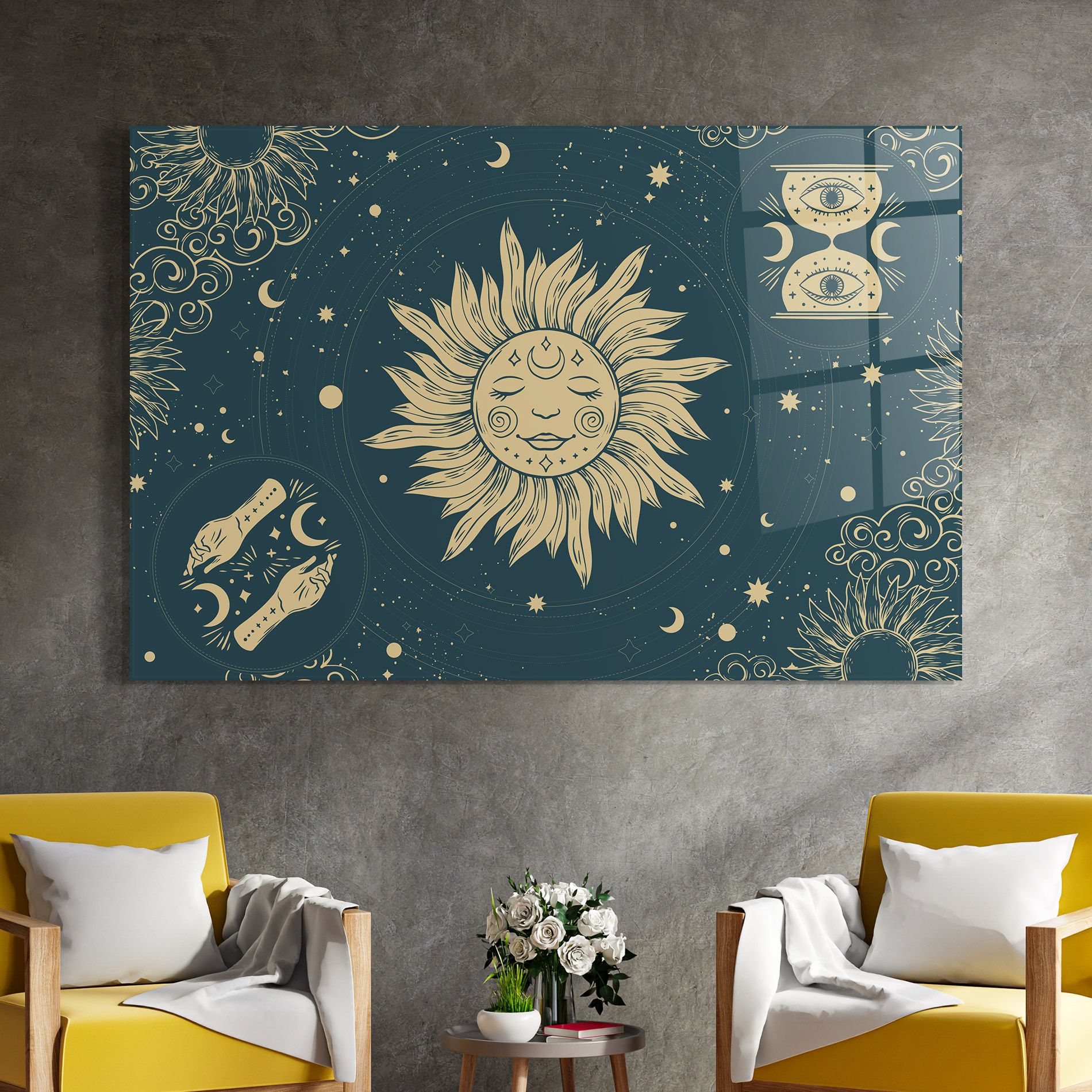 Sun Face Magic mockup 4