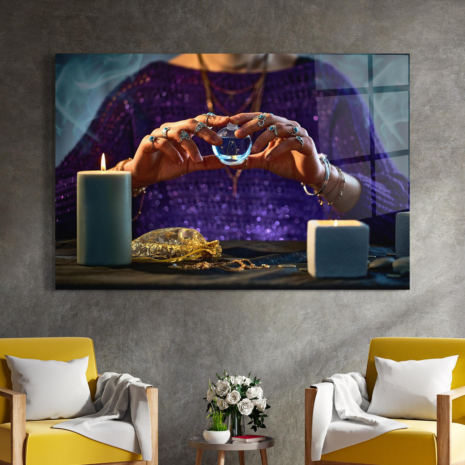 Üvegkép Witch Magic mockup 4