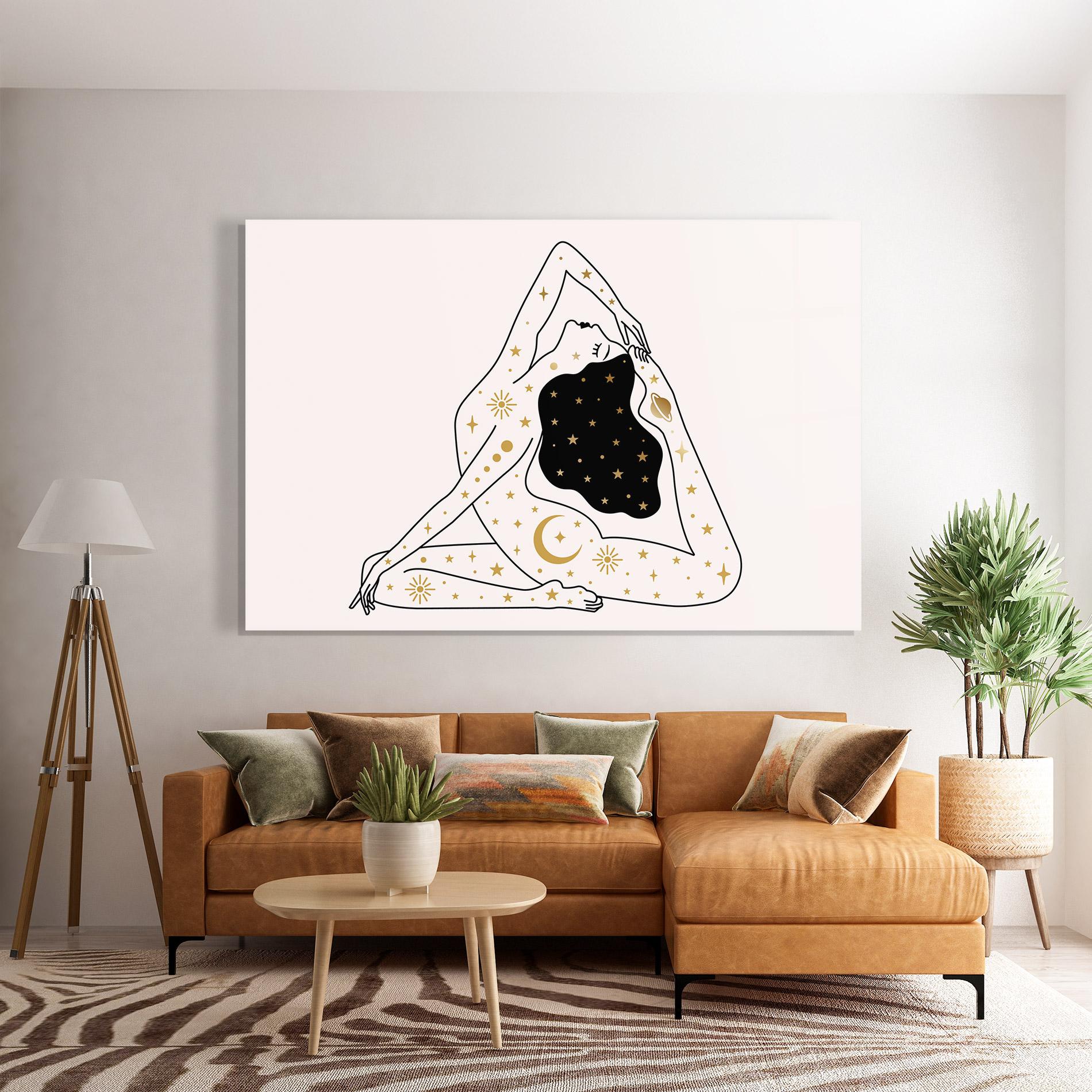 Üvegkép Stars Witch mockup 7