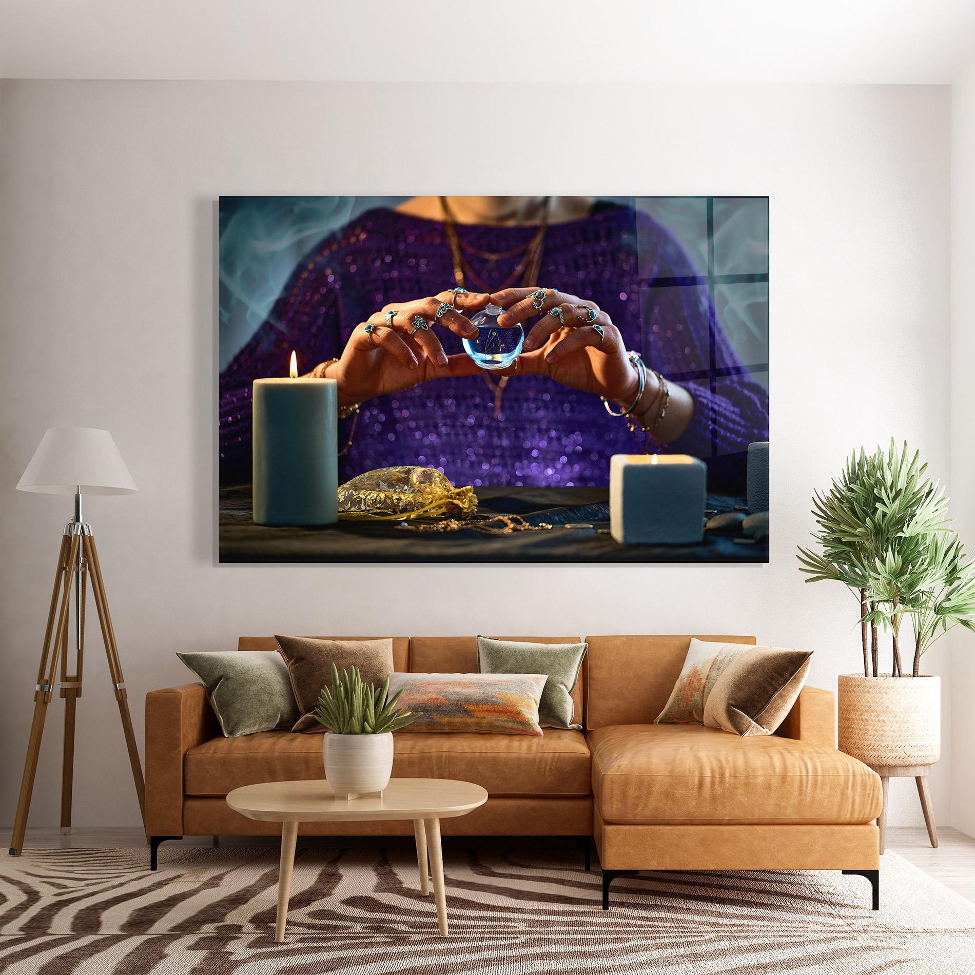 Üvegkép Witch Magic mockup 7