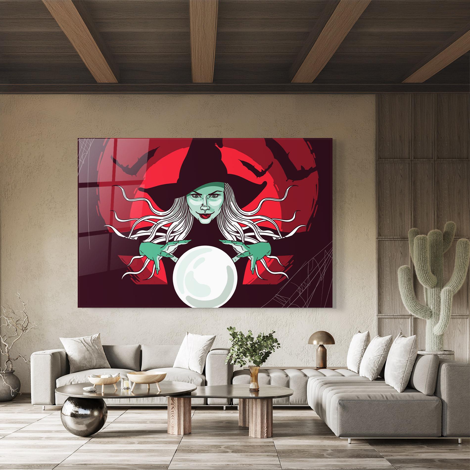 Üvegkép Green Witch mockup 8