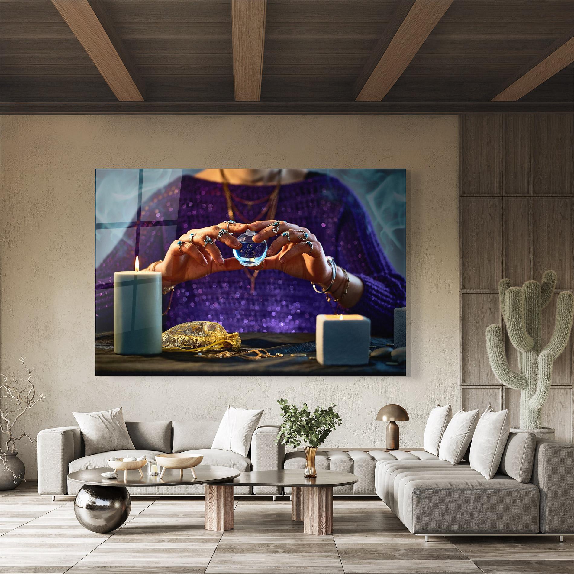 Üvegkép Witch Magic mockup 8