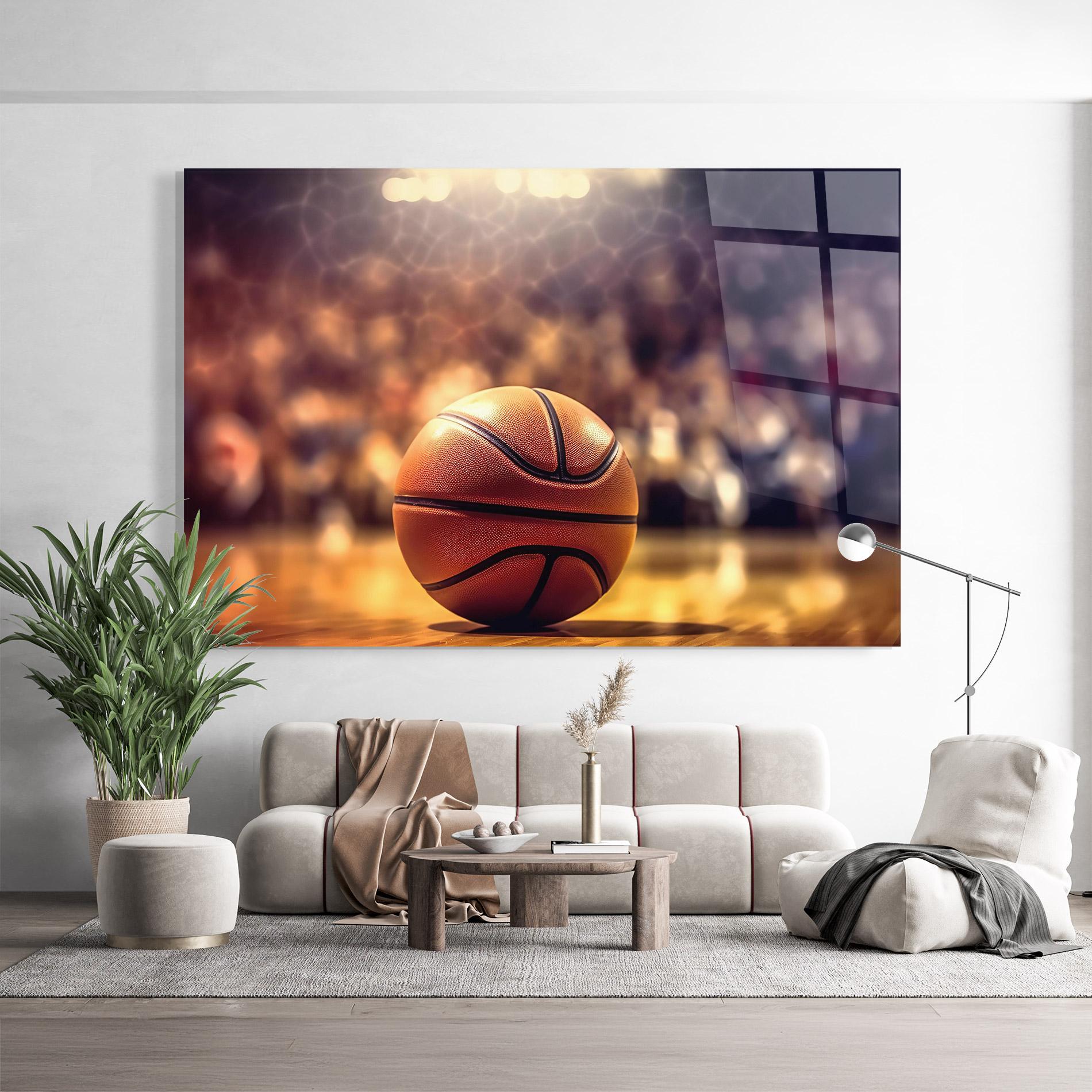 Üvegkép Basketball Arena mockup 9