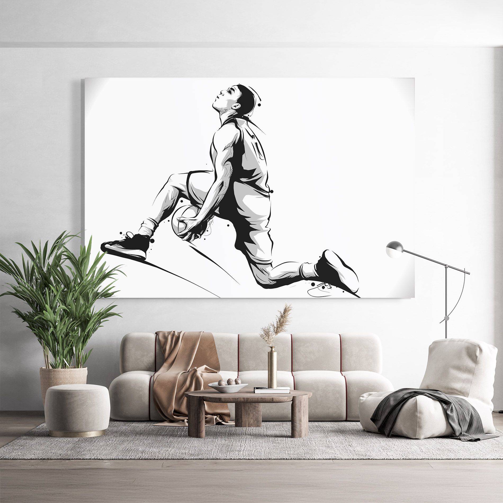 Basketball Player Jump mockup 9