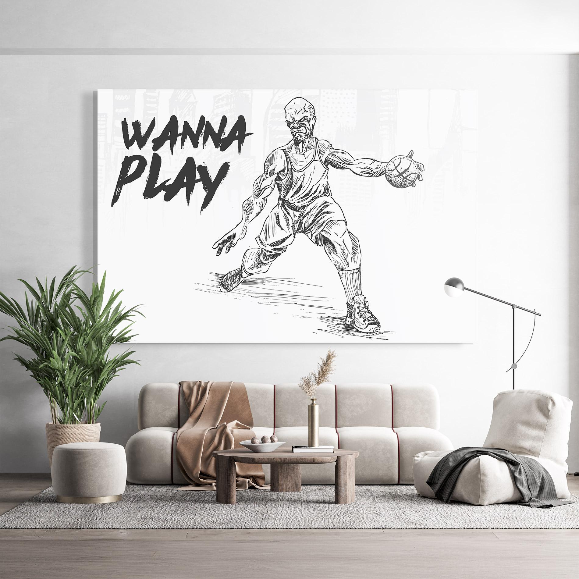 Üvegkép Wanna Play Basket mockup 9