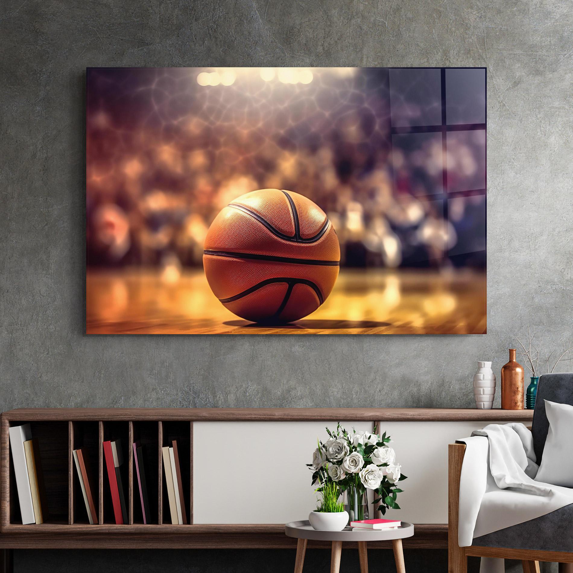 Üvegkép Basketball Arena mockup 2