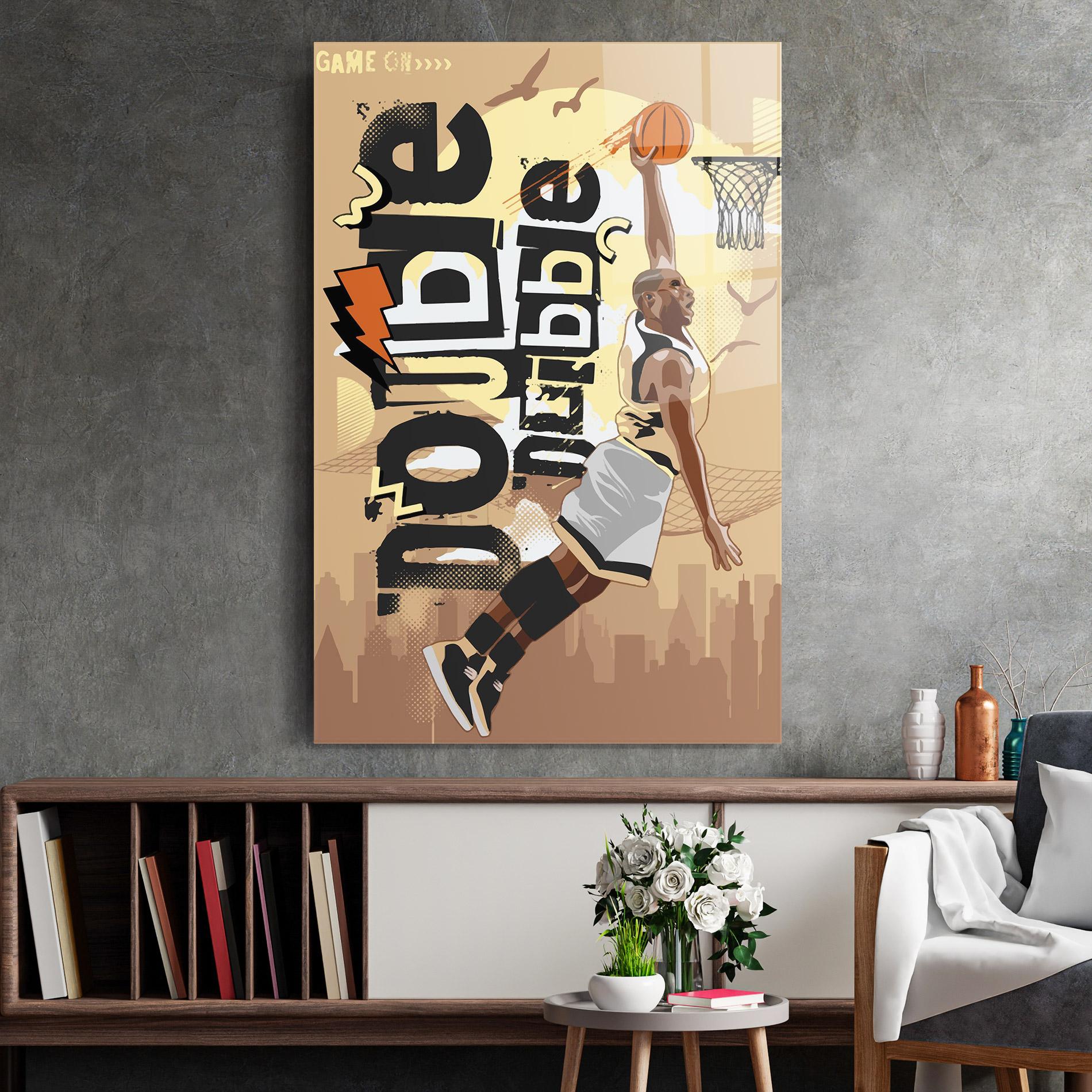 Üvegkép Double Dribble mockup 2