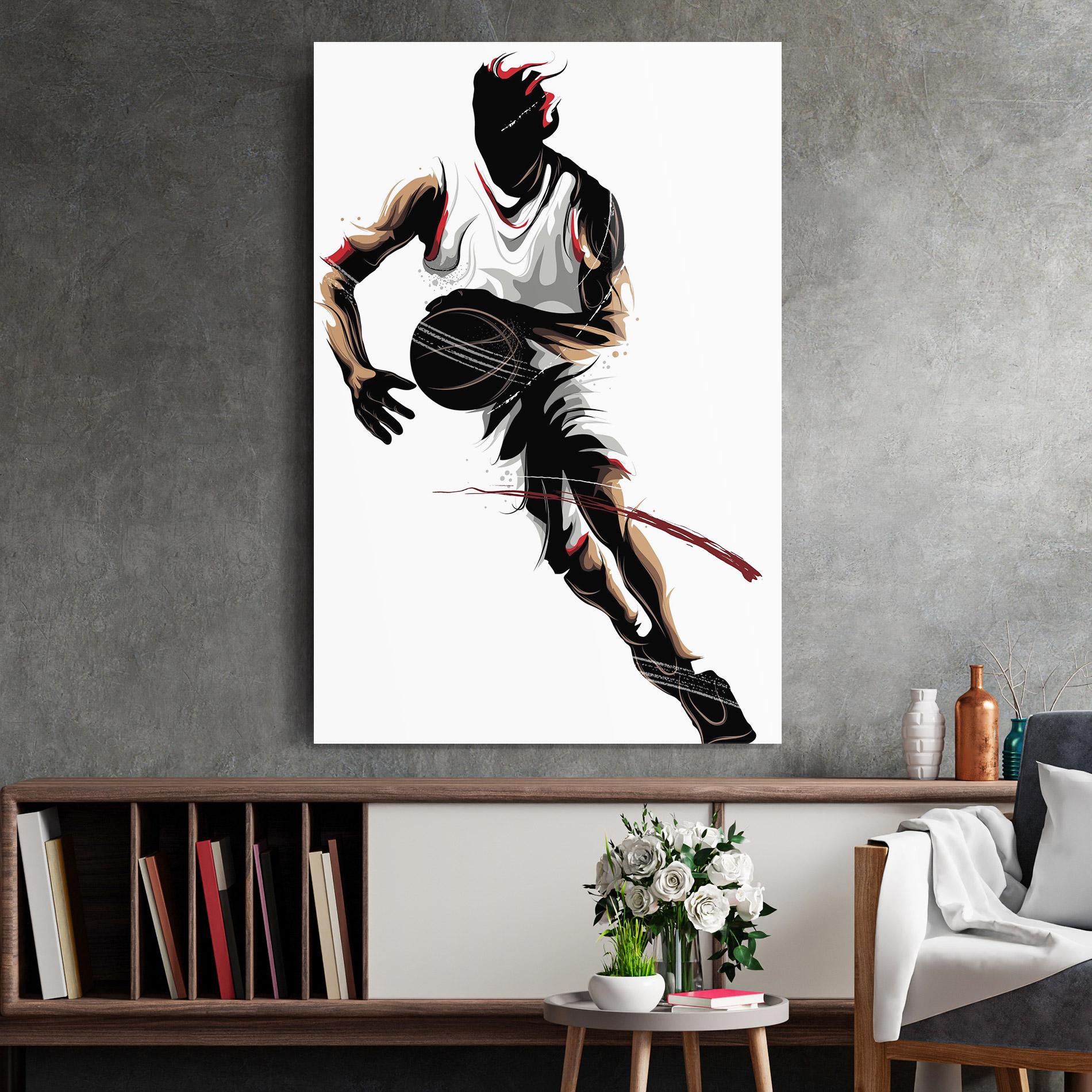 Üvegkép Dribbling Run mockup 2