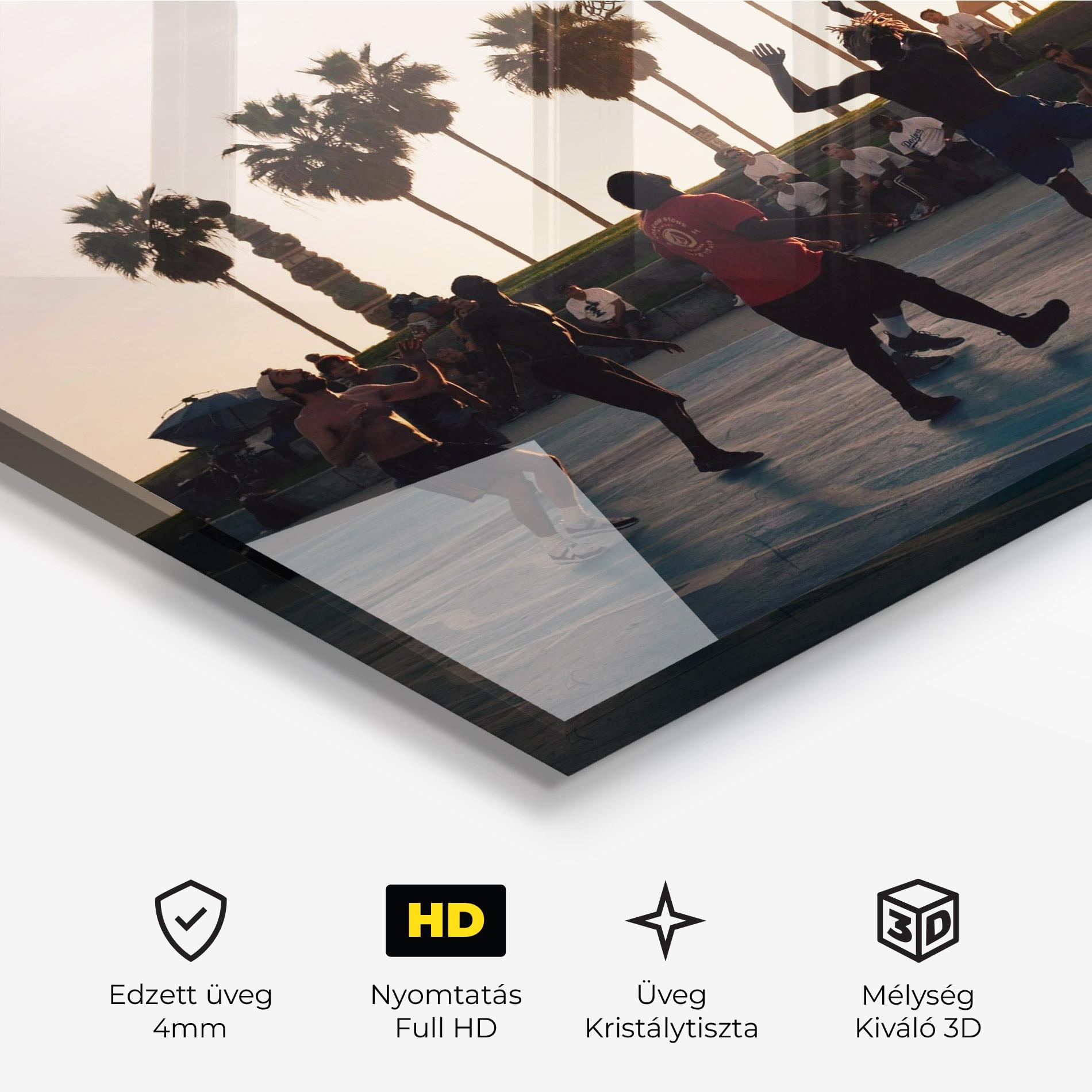 Üvegkép Basketball Friends mockup 3