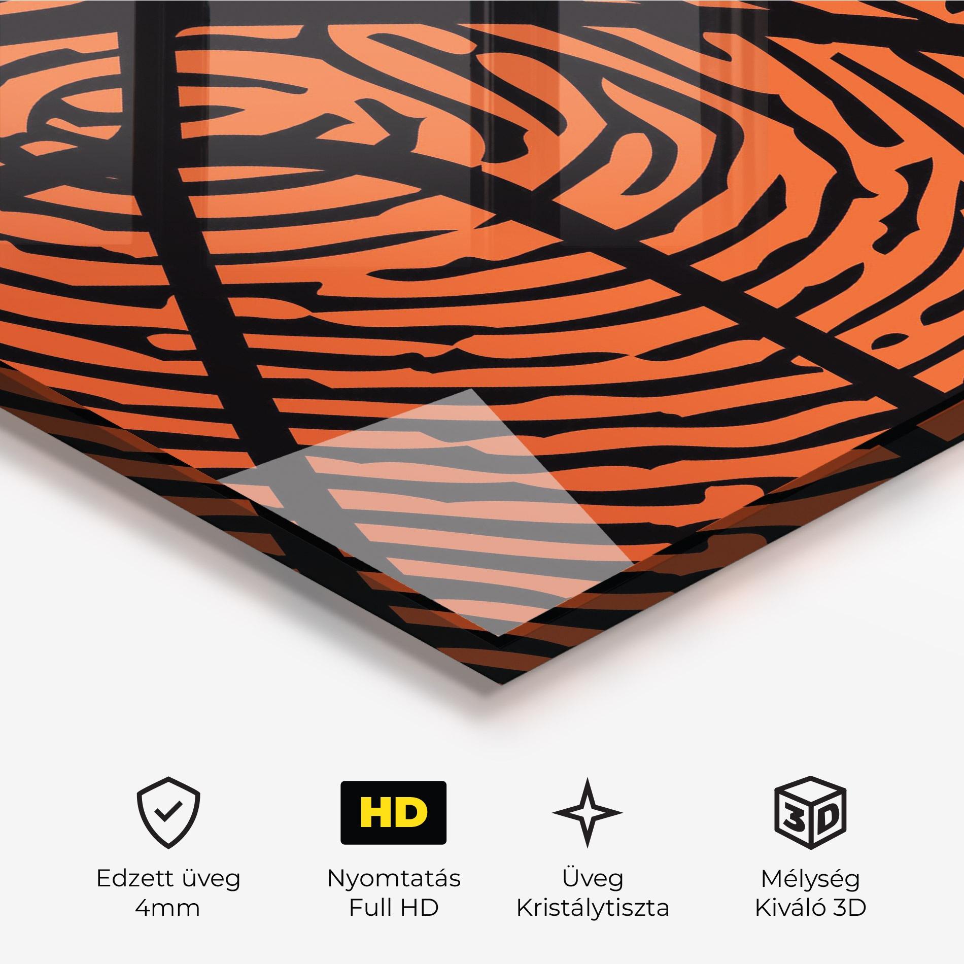 Üvegkép Fingerprint Basketball mockup 3