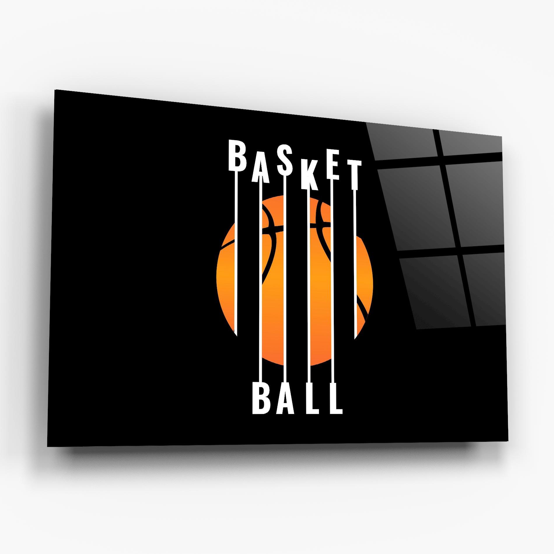 Üvegkép Basket Ball mockup 6
